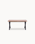 Mesa de comedor BISS con corte ondulado