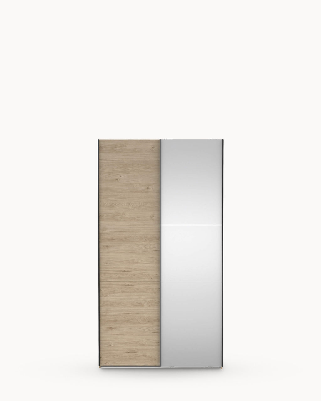Roupeiro COMO com 2 portas, espelho e cómoda integrada