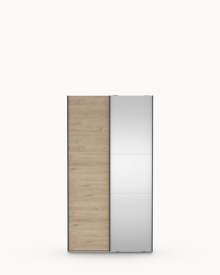 Roupeiro COMO com 2 portas, espelho e cómoda integrada