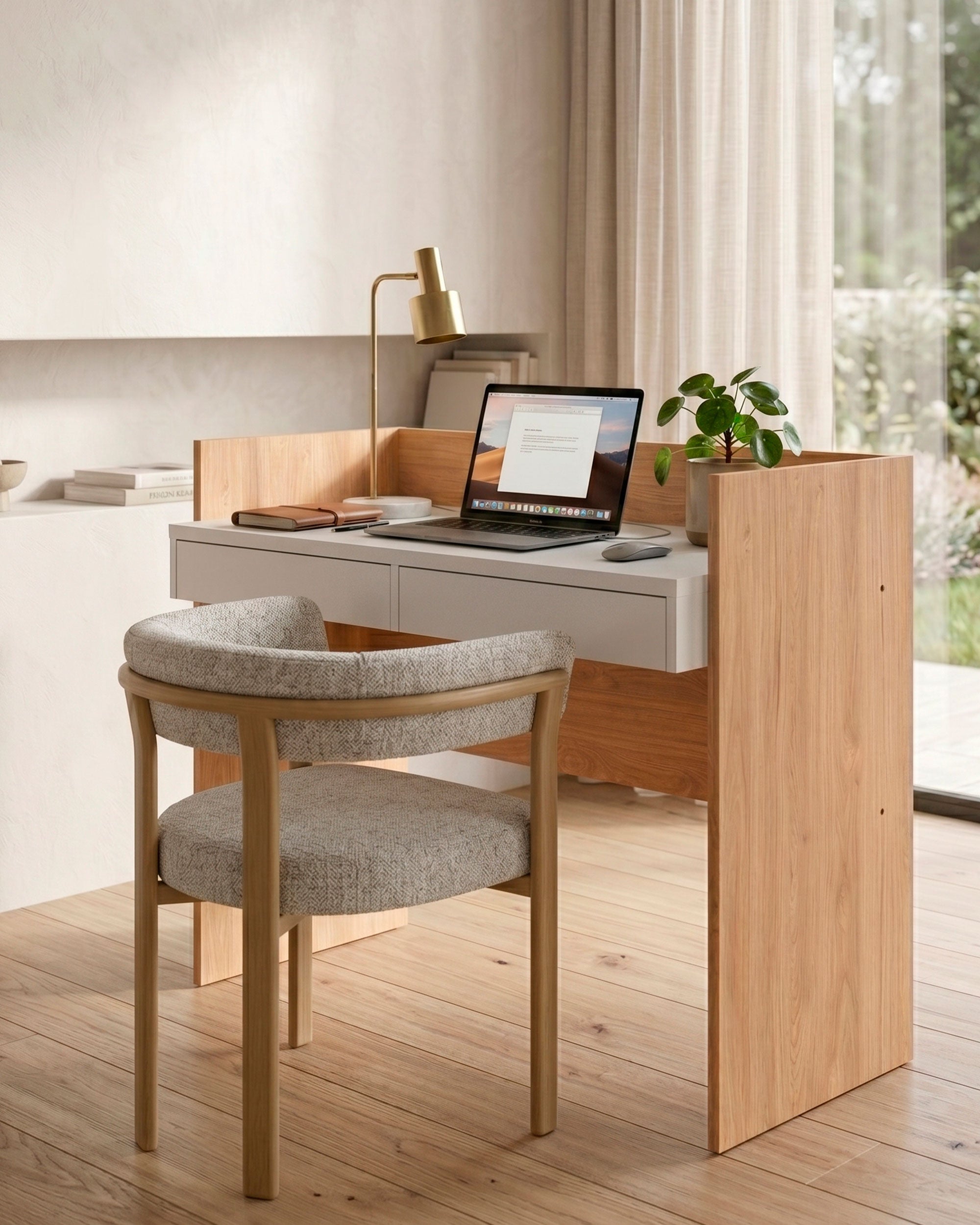 FUNCTION Desk with 2 drawers
