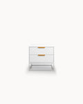 PASSY bedside table with 2 drawers