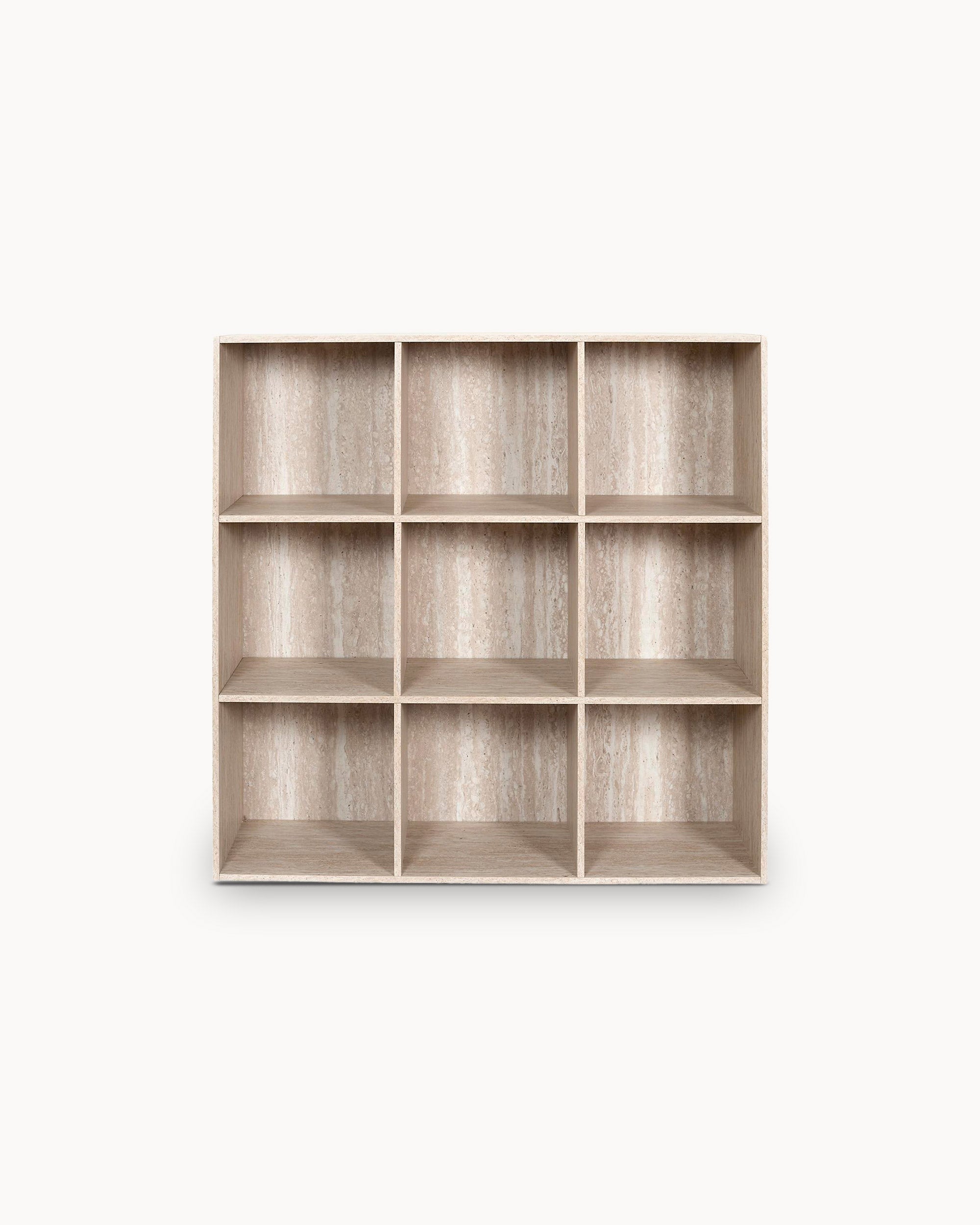 PIETRA shelf with 9 cubes