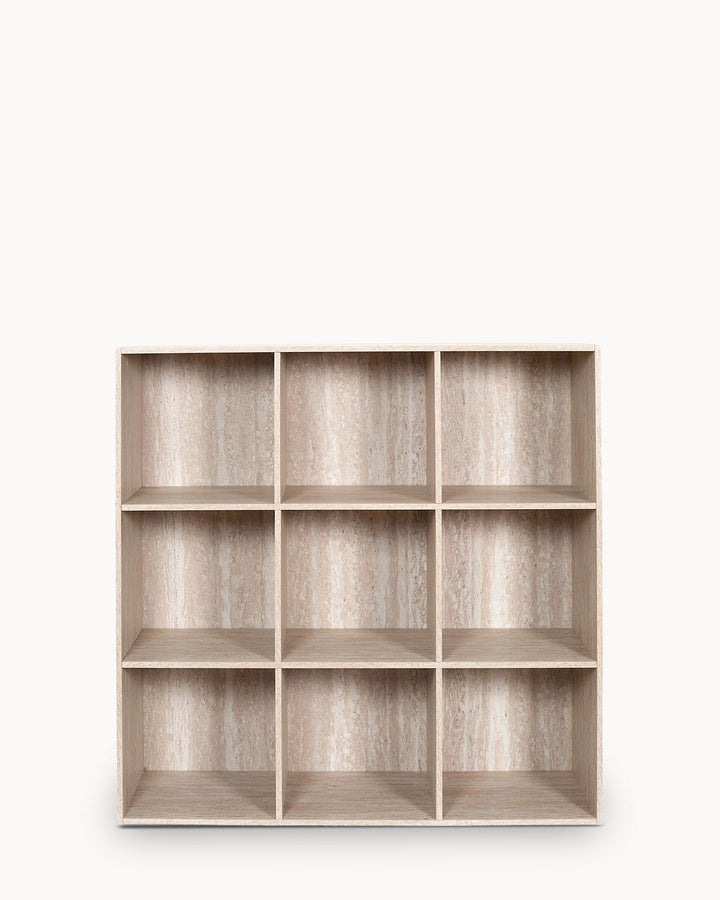 PIETRA shelf with 9 cubes