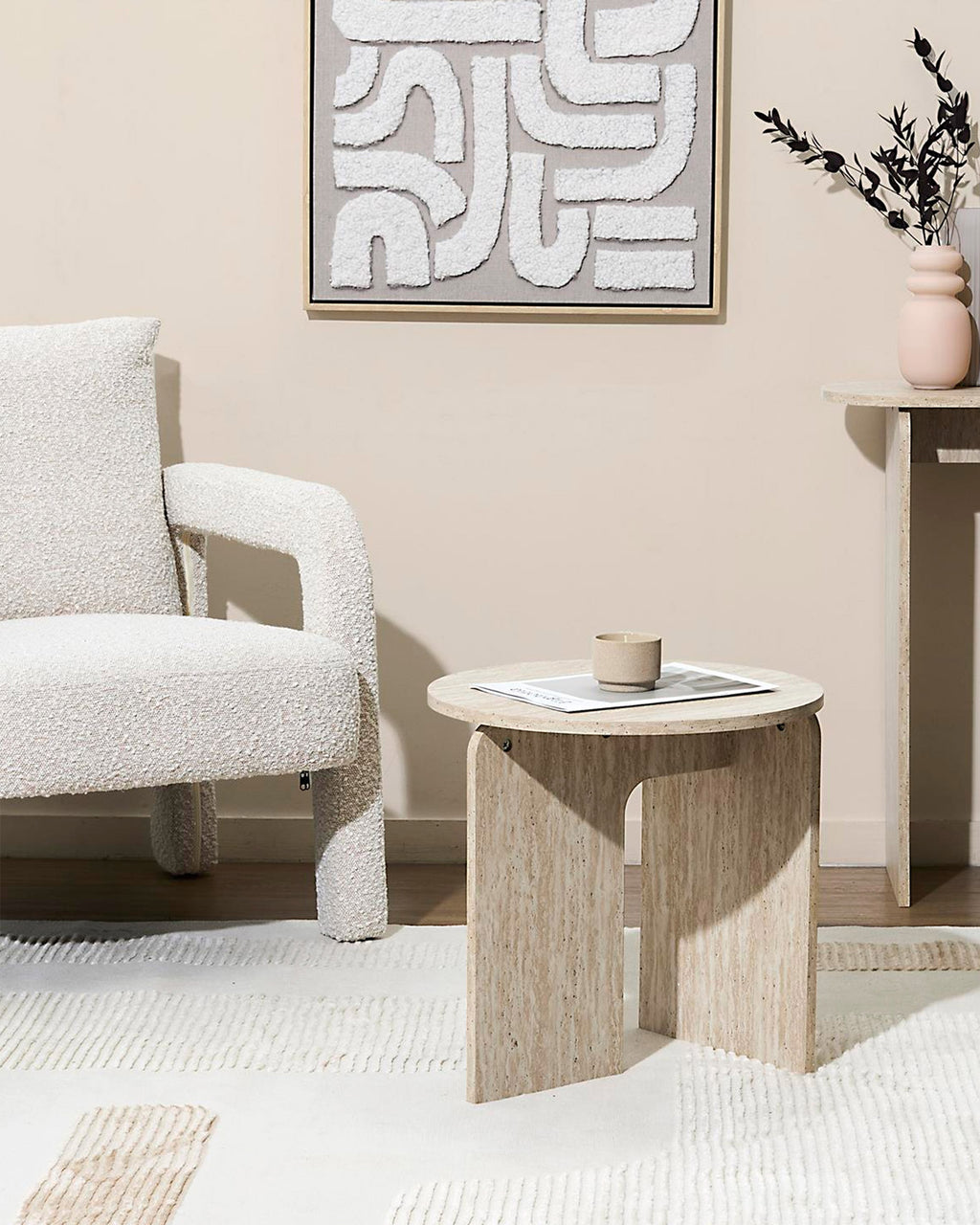 PIETRA Round Side Table (45cm)
