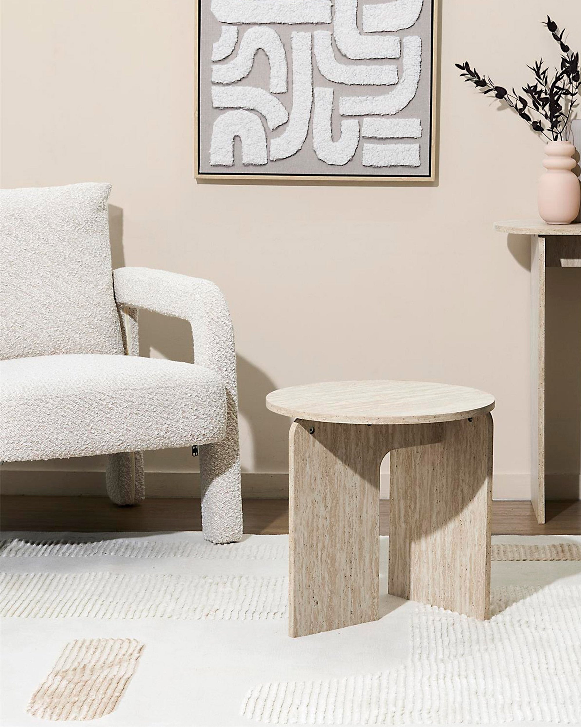 PIETRA Round Side Table (45cm)