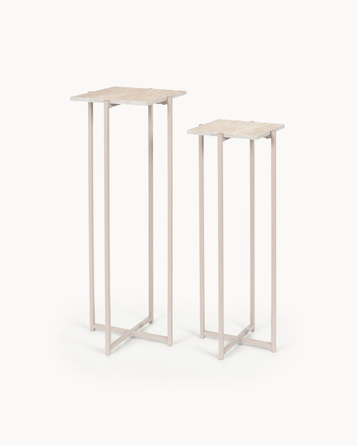 Set of 2 TERRA NOVA side tables
