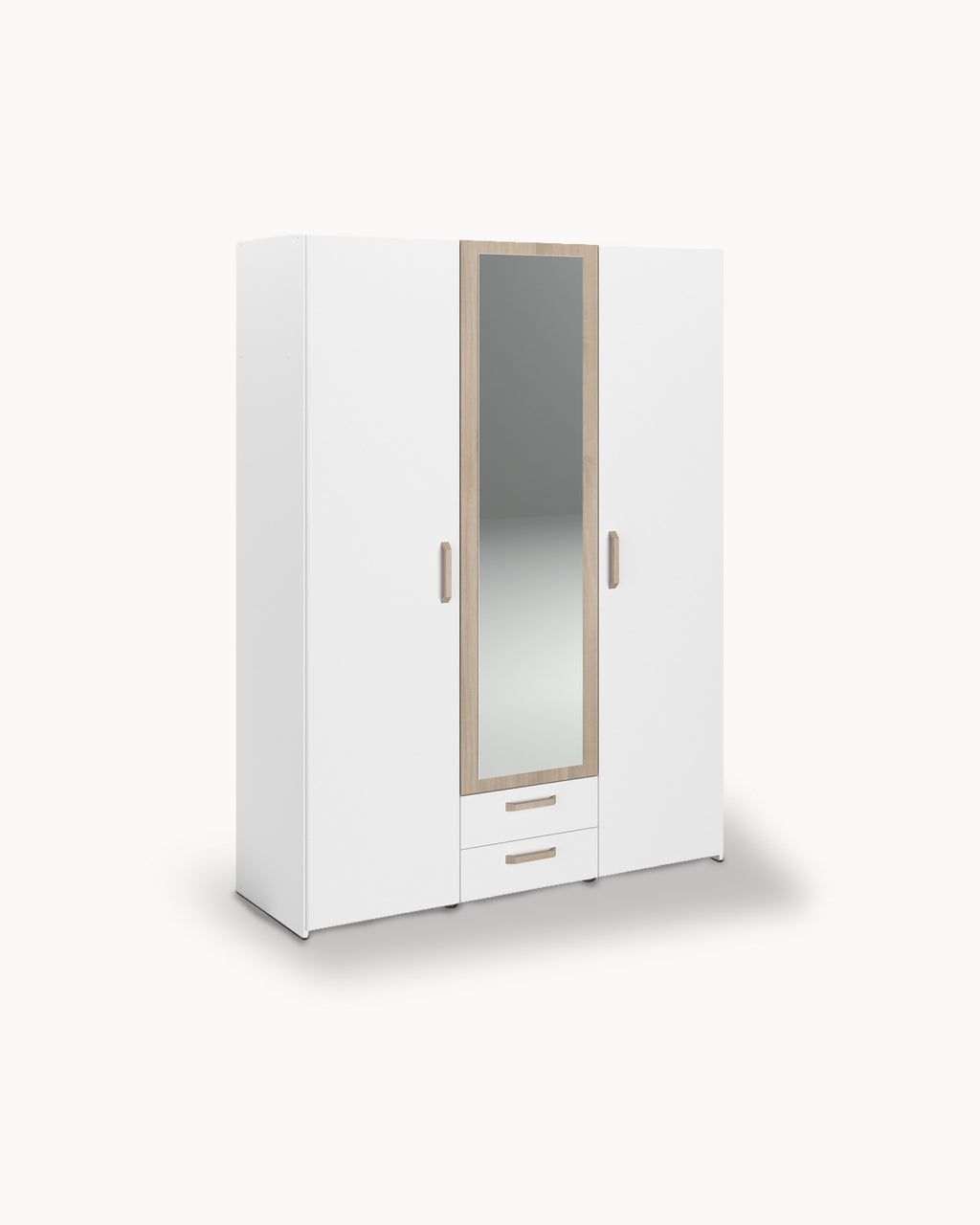Roupeiro DREAM com 3 portas, 2 gavetas e espelho