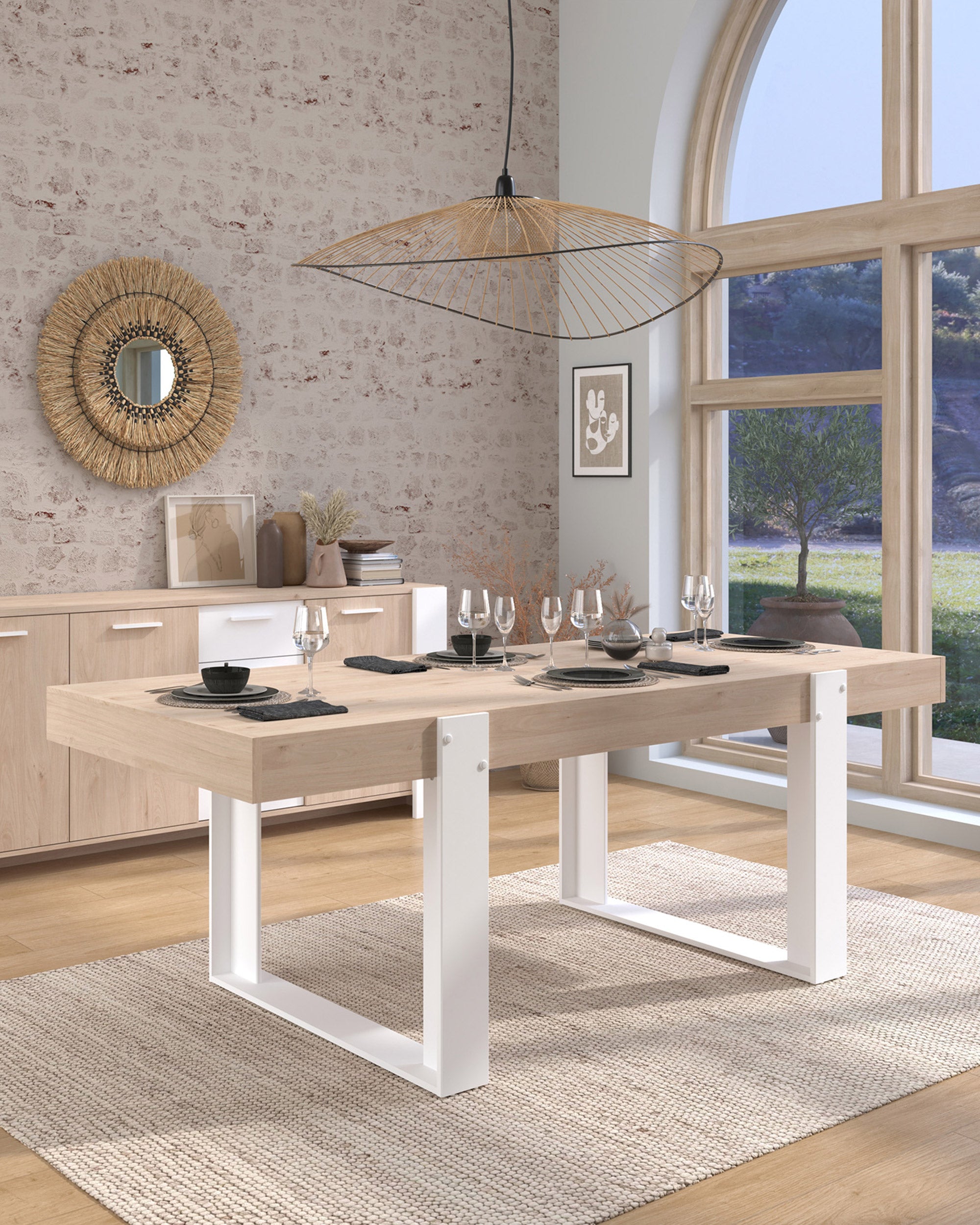 TRAVIS rectangular table