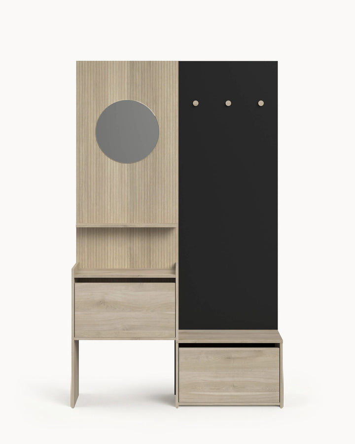ELMO entrance cabinet with 2 doors and adjustable width
