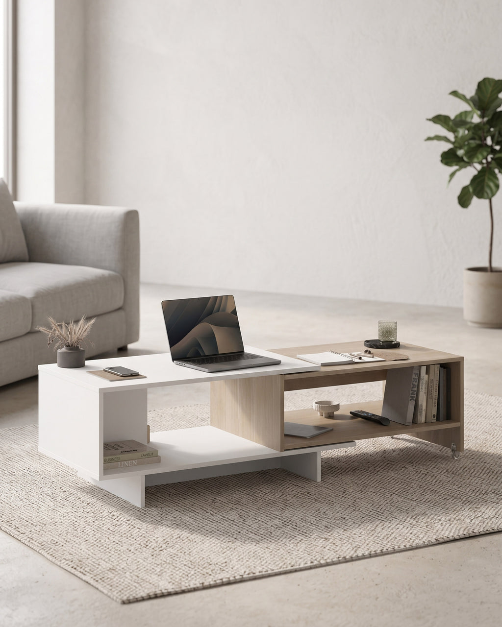 Extendable coffee table VIGO (120-160cm)