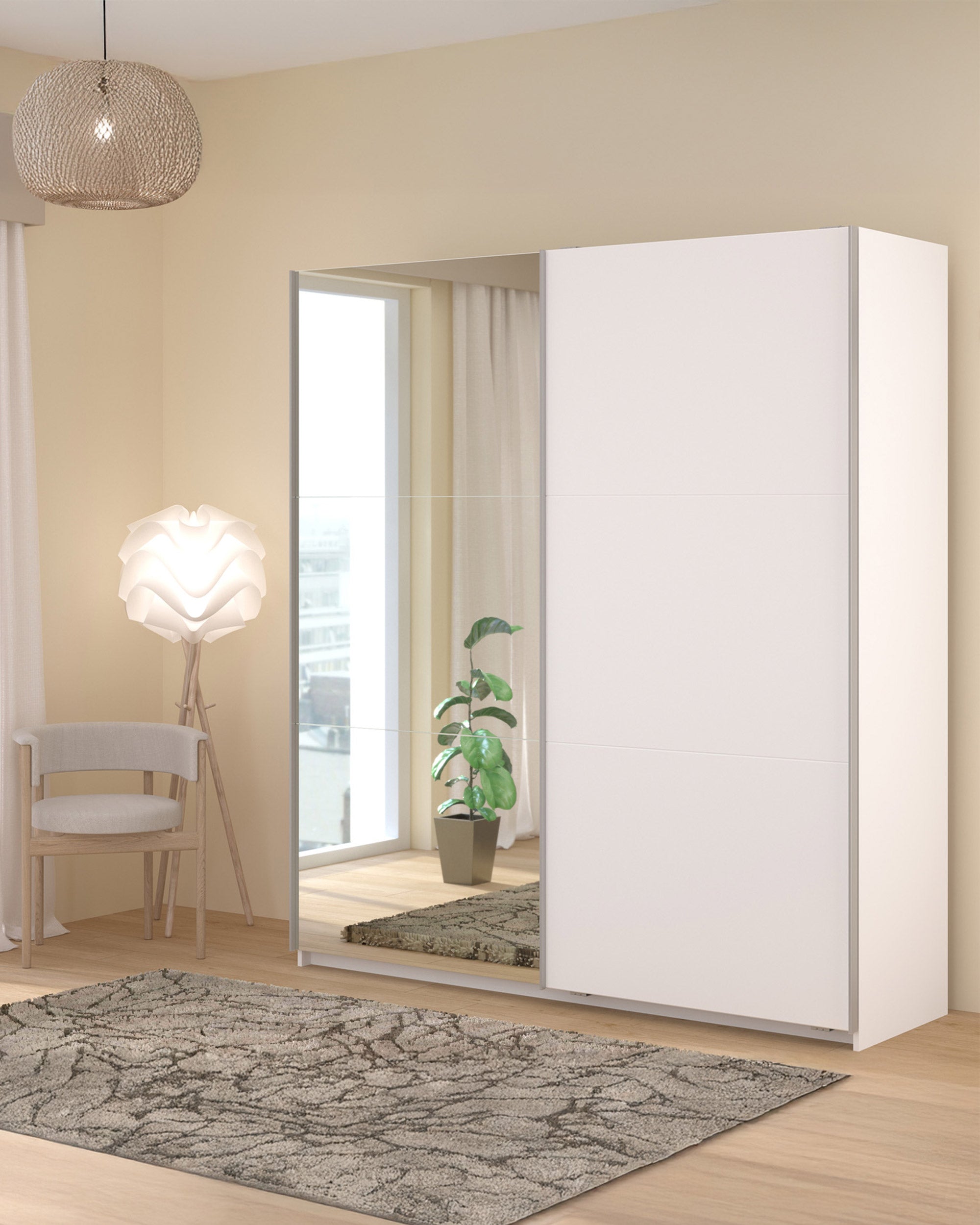 SWING II wardrobe with mirror