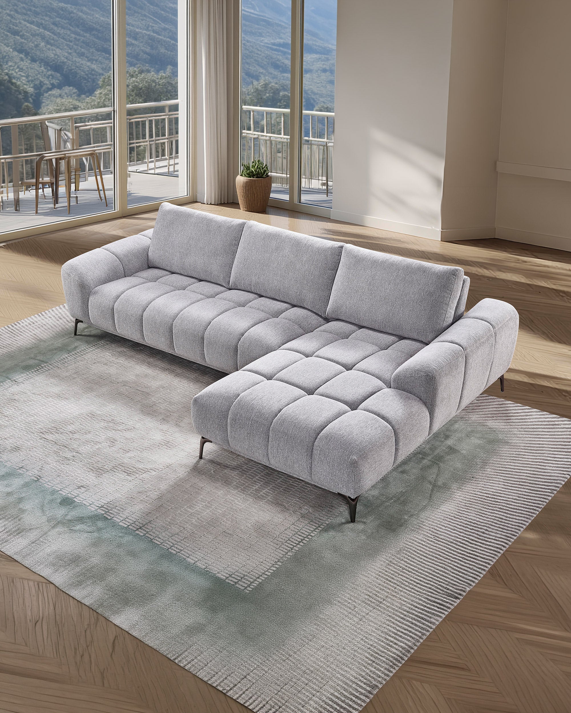 Sofá chaise longue LORENZO