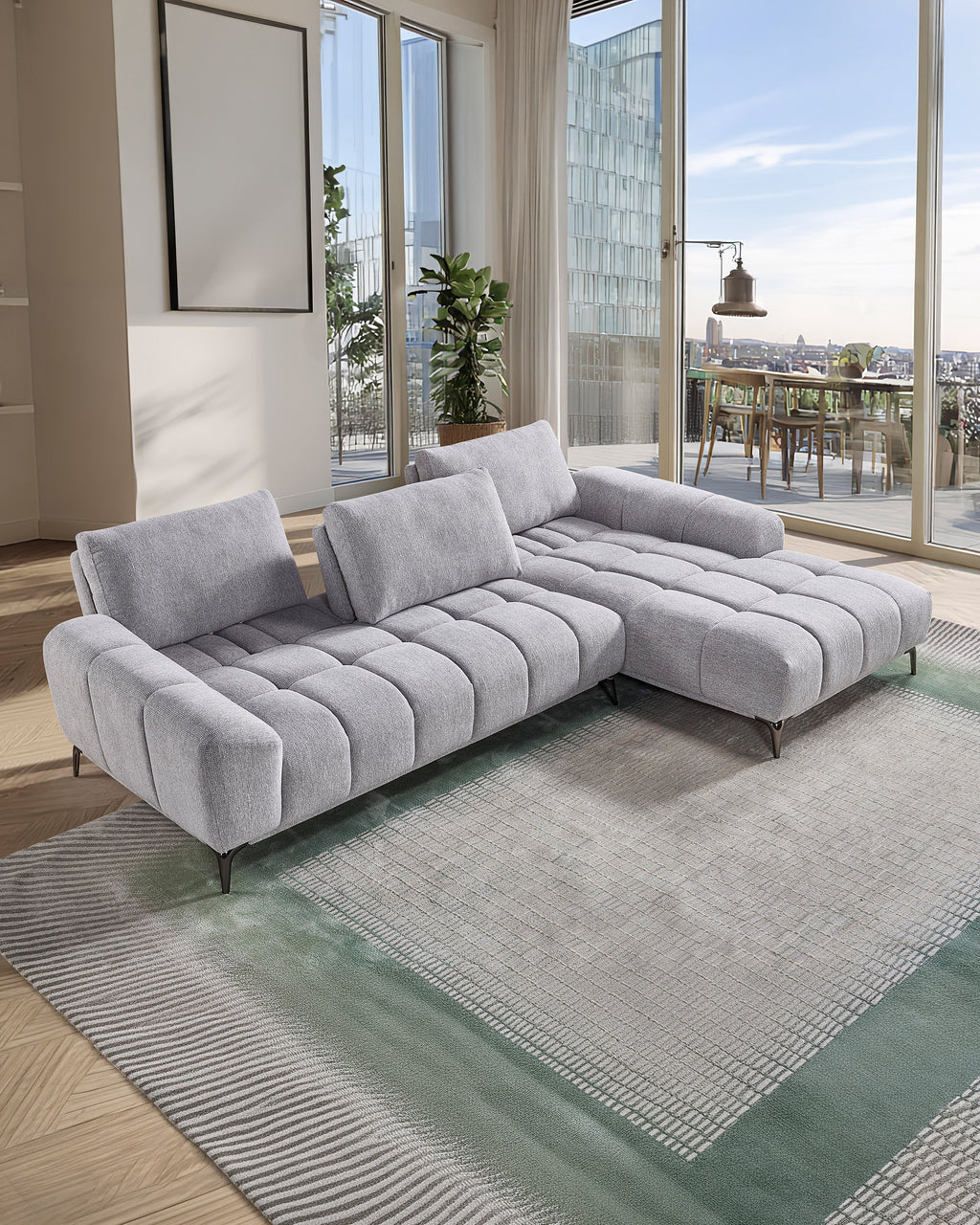 Sofá chaise longue LORENZO