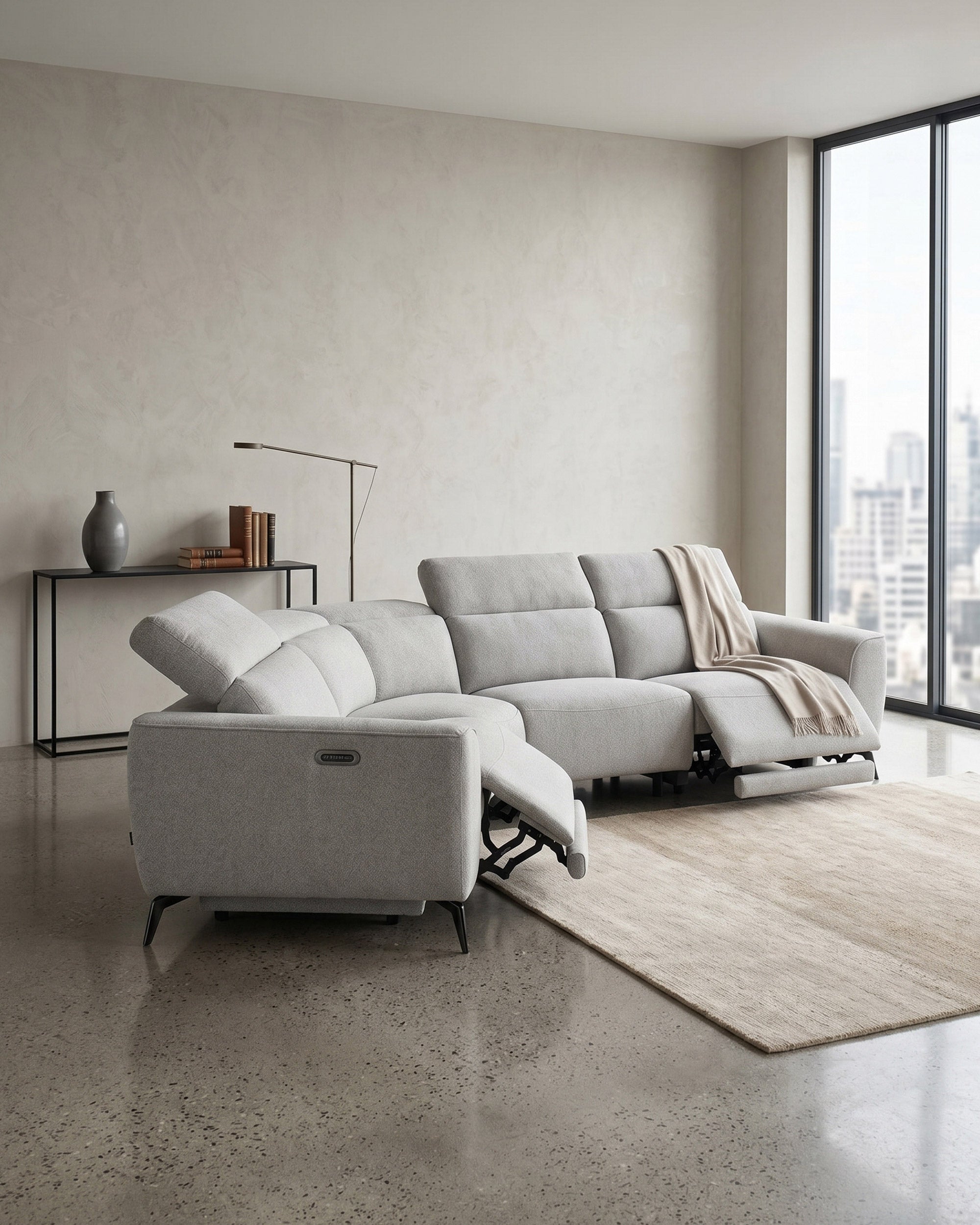 VULCAN electric reclining corner sofa