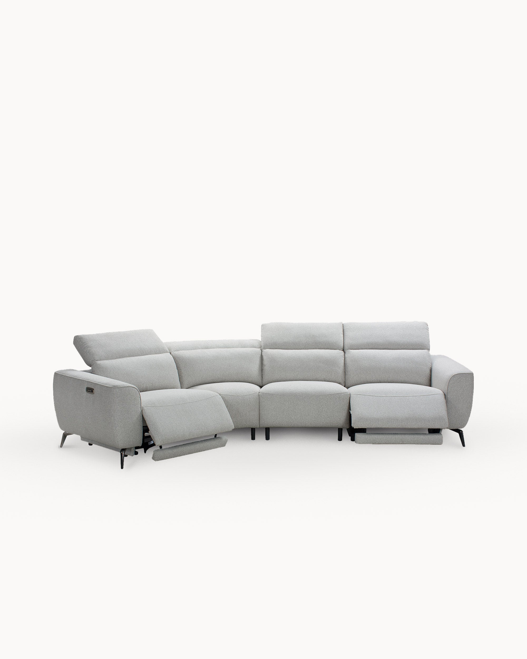 Sofá de canto VULCAN relax elétrico