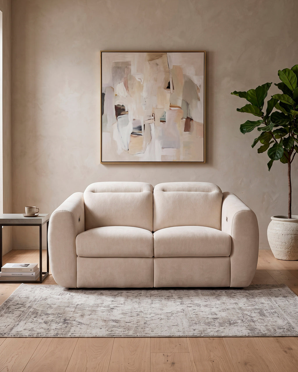 ROMAN 2-seater electric recliner sofa