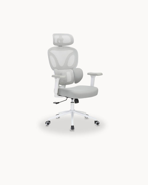 Silla de oficina reclinable DAILLY con reposabrazos ajustables