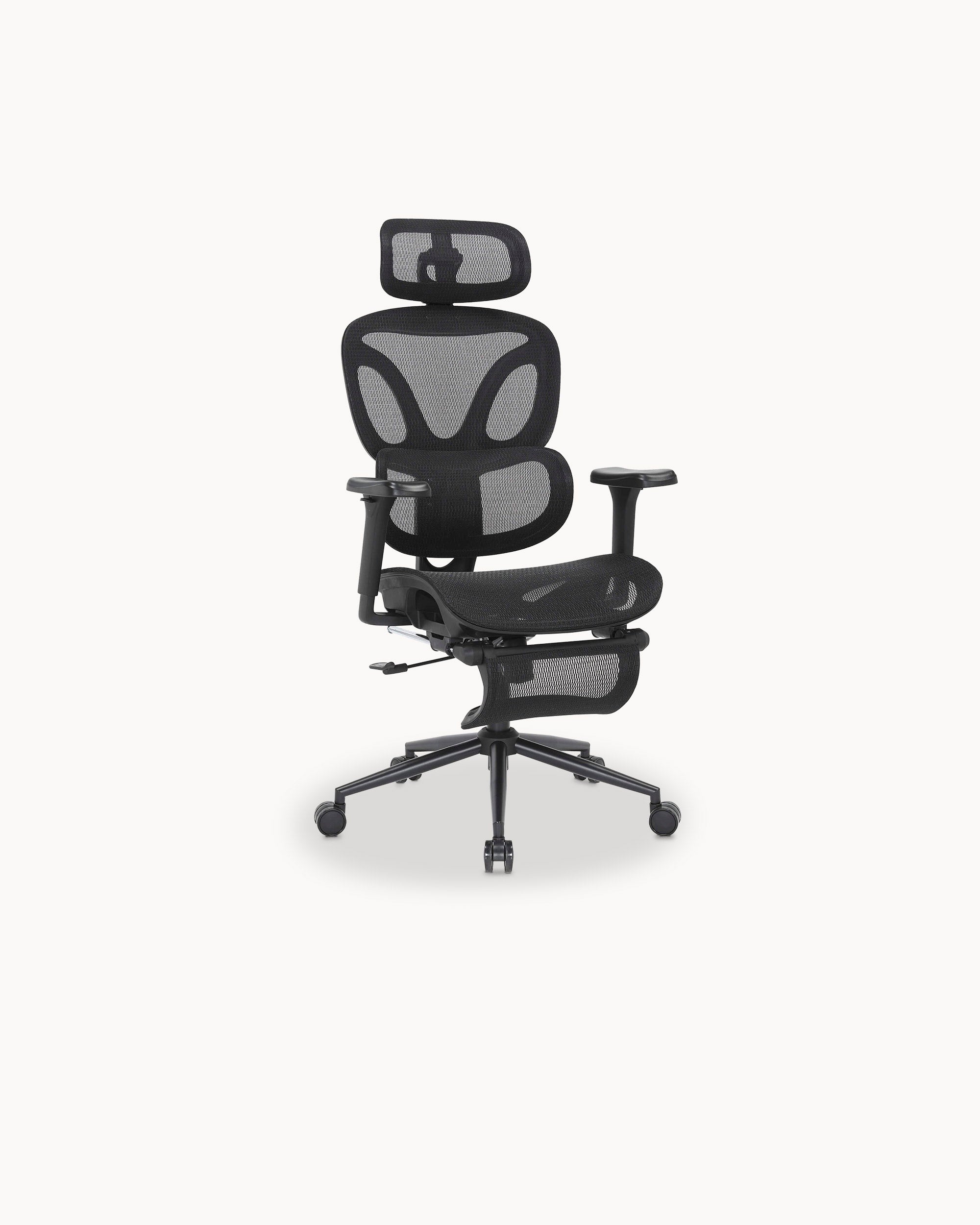 MASTER reclining office chair with footrest