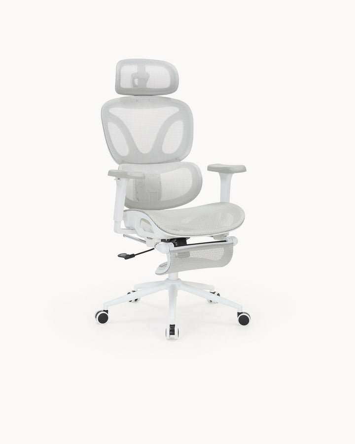 MASTER reclining office chair with footrest