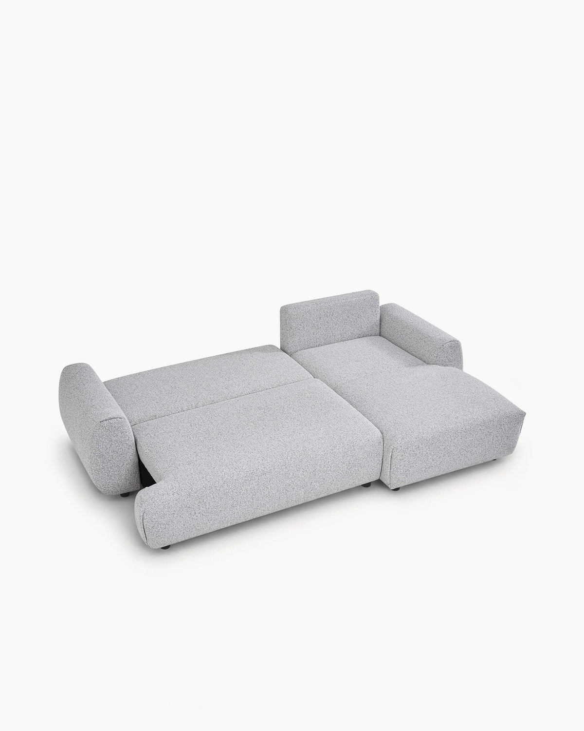 Sofá chaise longue MONET com cama e baú