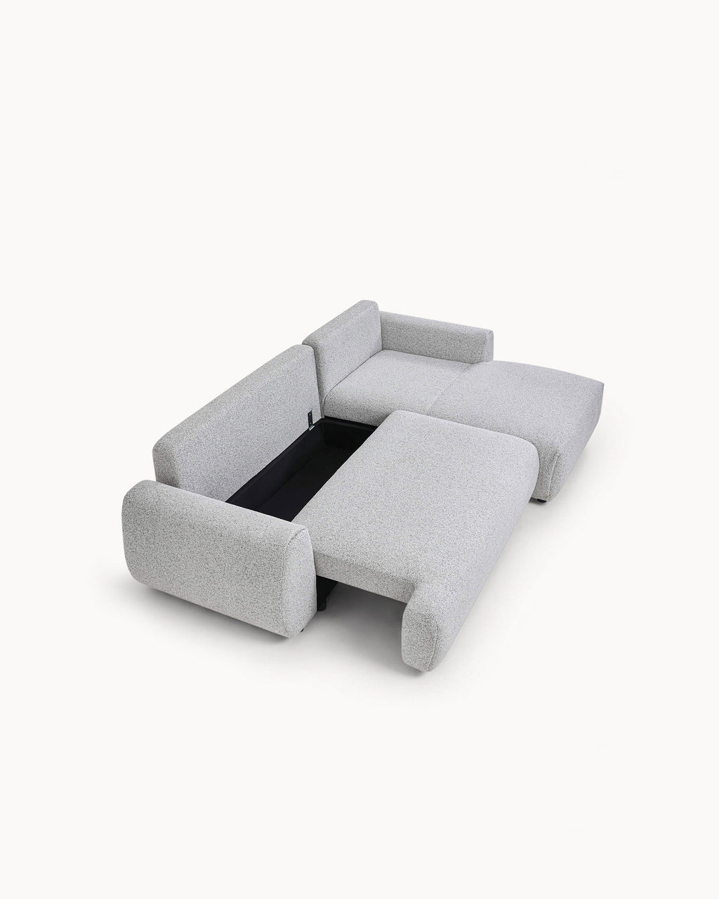Sofá chaise longue MONET com cama e baú