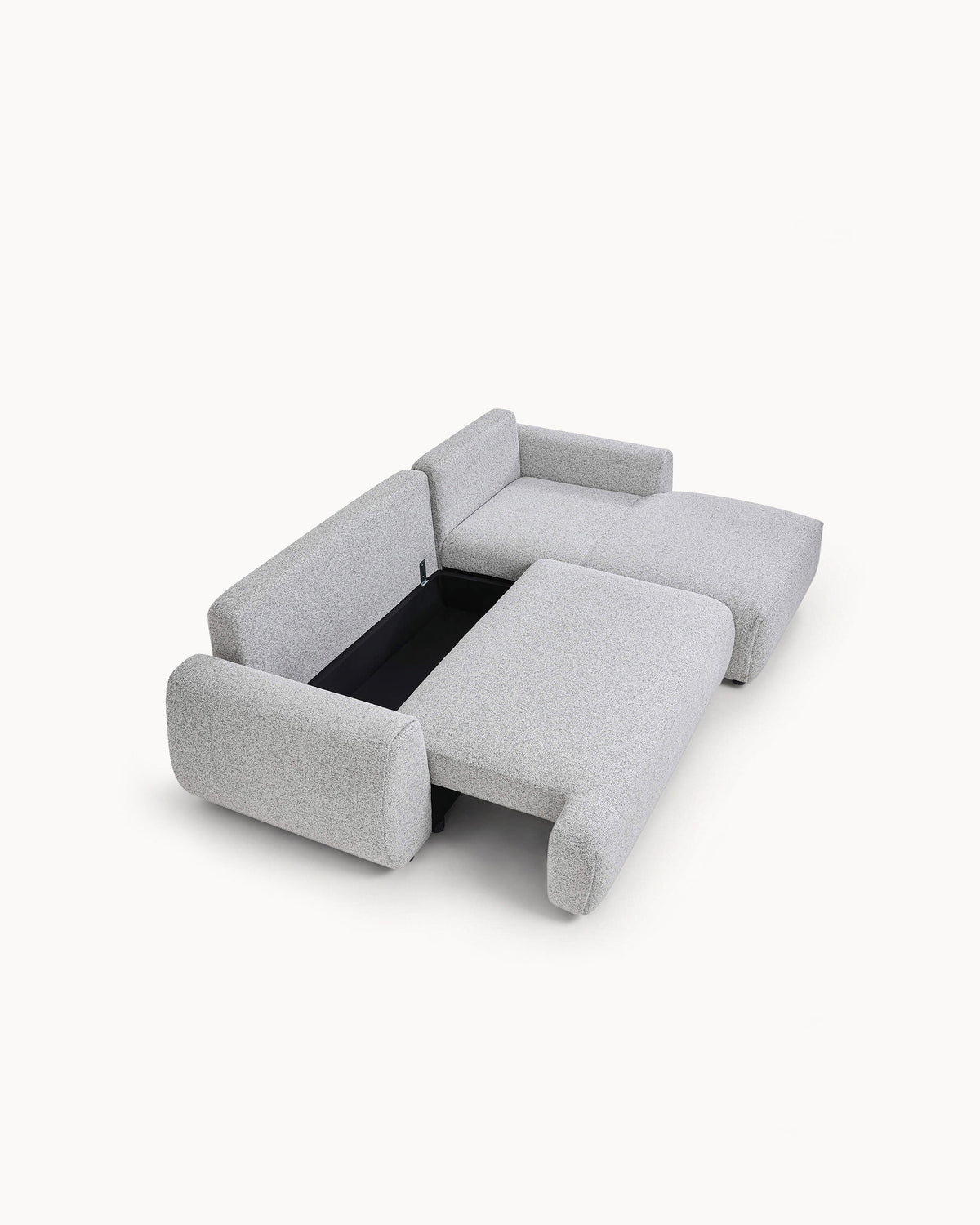 Sofá chaise longue MONET com cama e baú