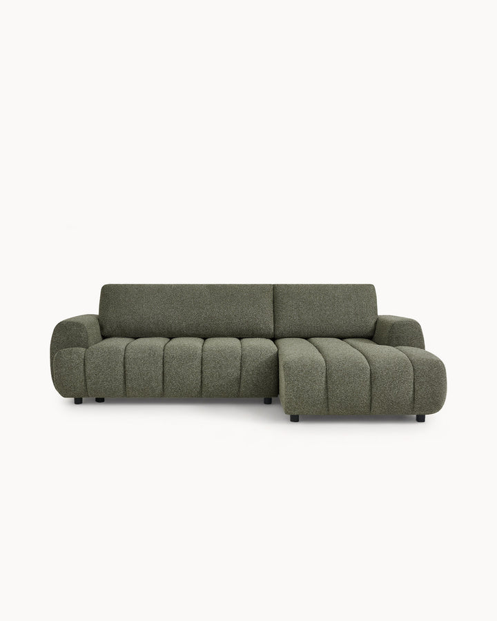 IMPRESSION chaise longue sofa with bed and storage chest