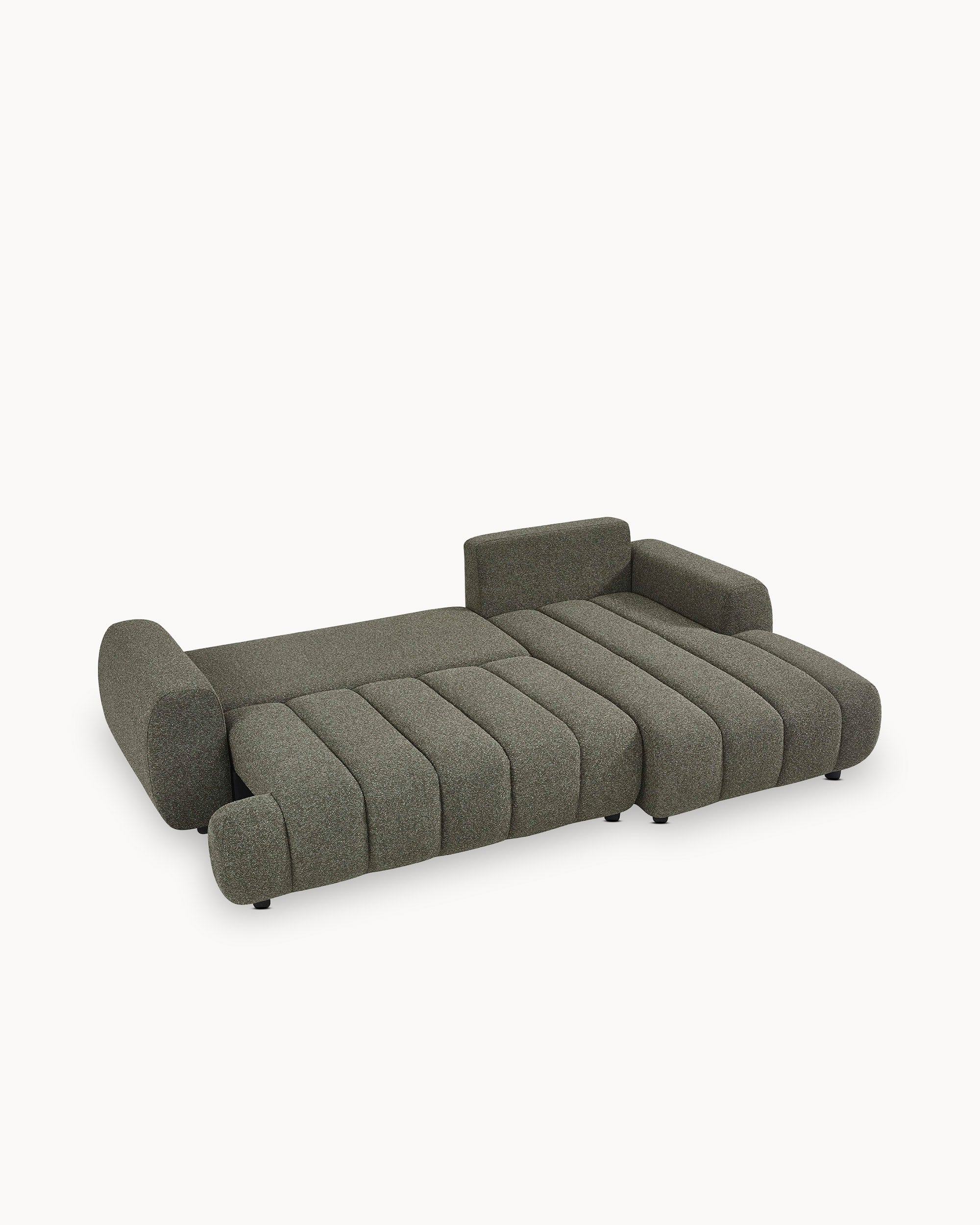 Sofá chaise longue IMPRESSION con cama y arcón