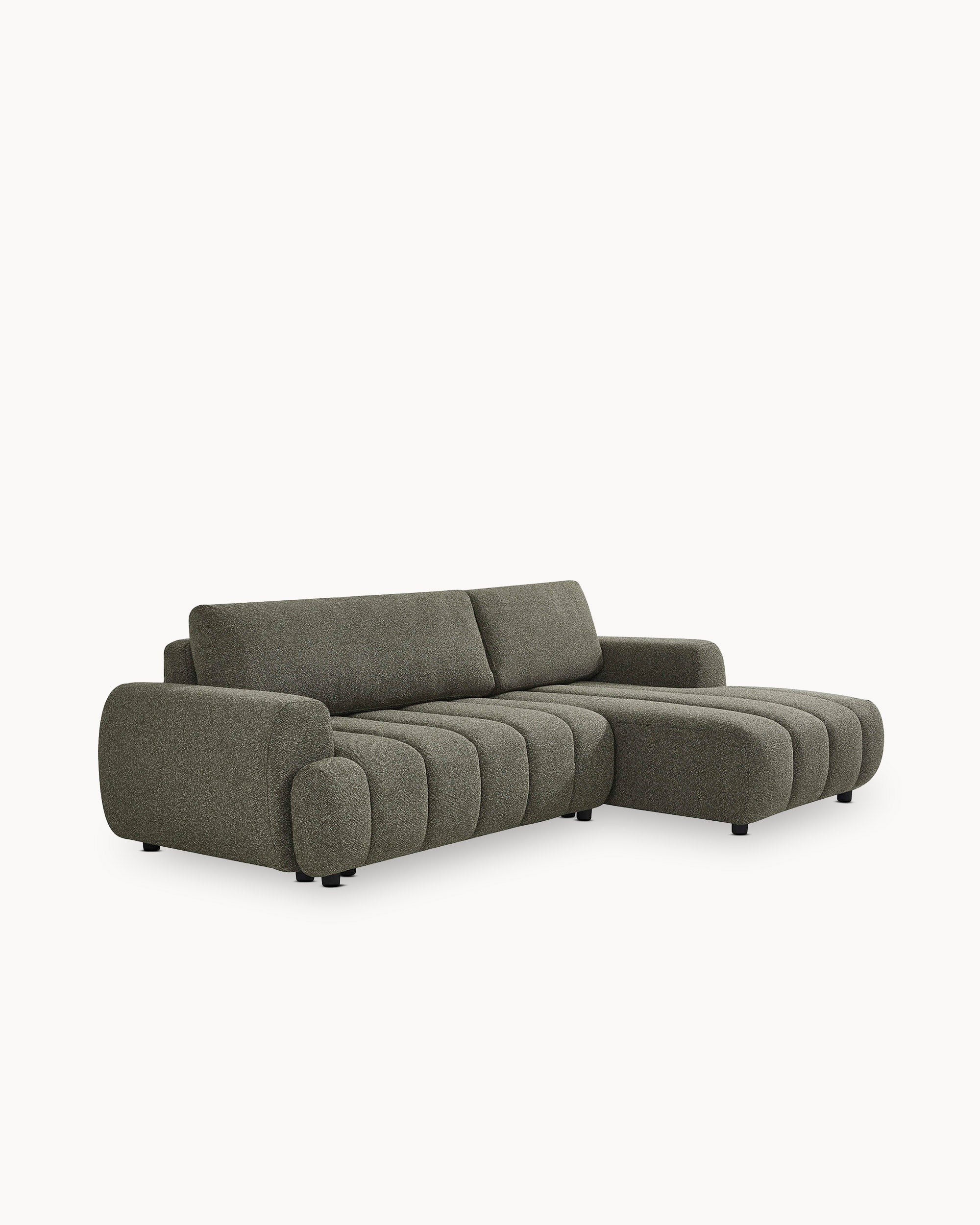 Sofá chaise longue IMPRESSION con cama y arcón