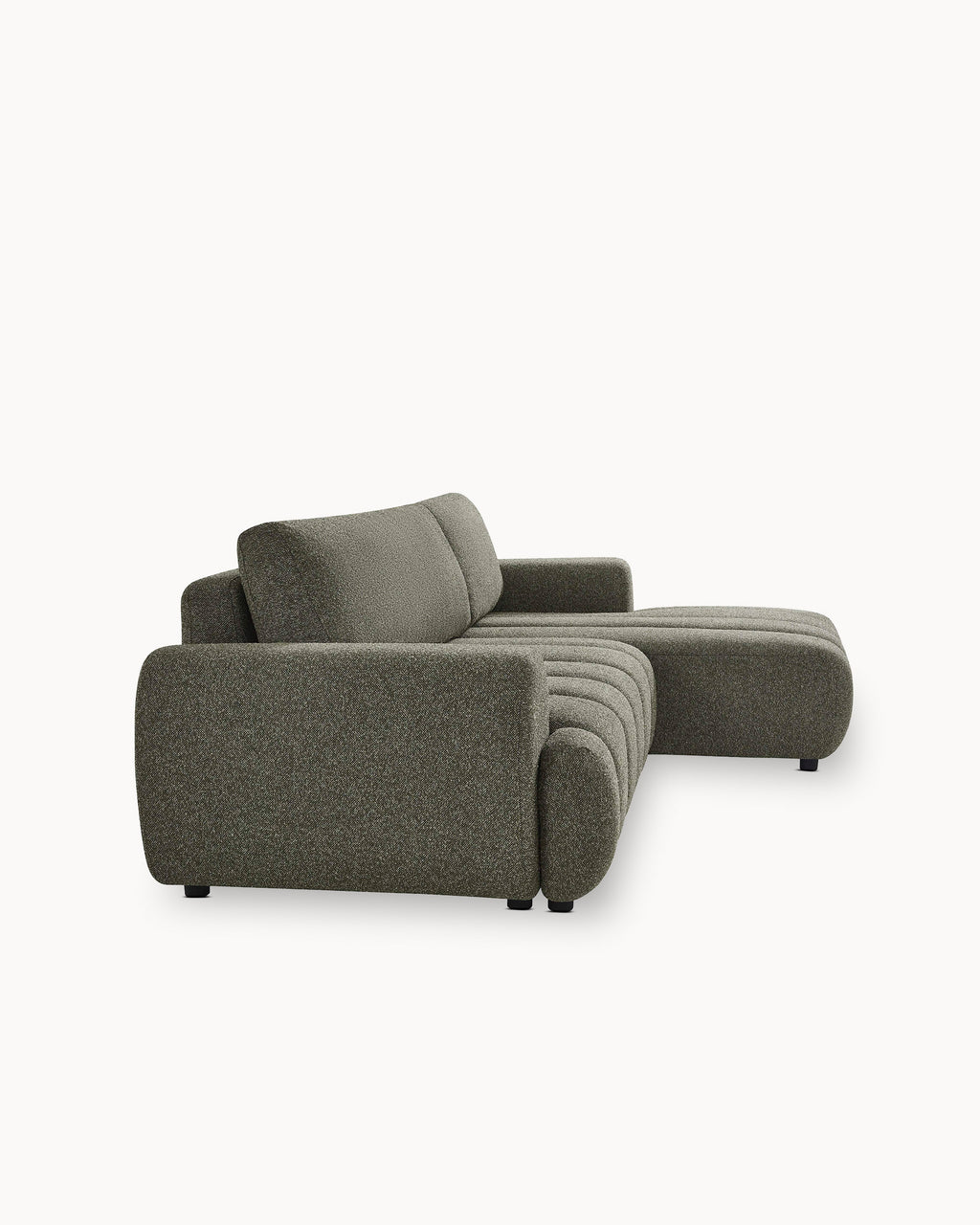 Sofá chaise longue IMPRESSION con cama y arcón