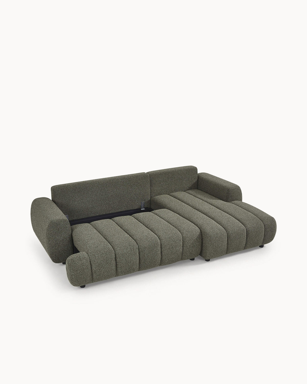 Sofá chaise longue IMPRESSION con cama y arcón