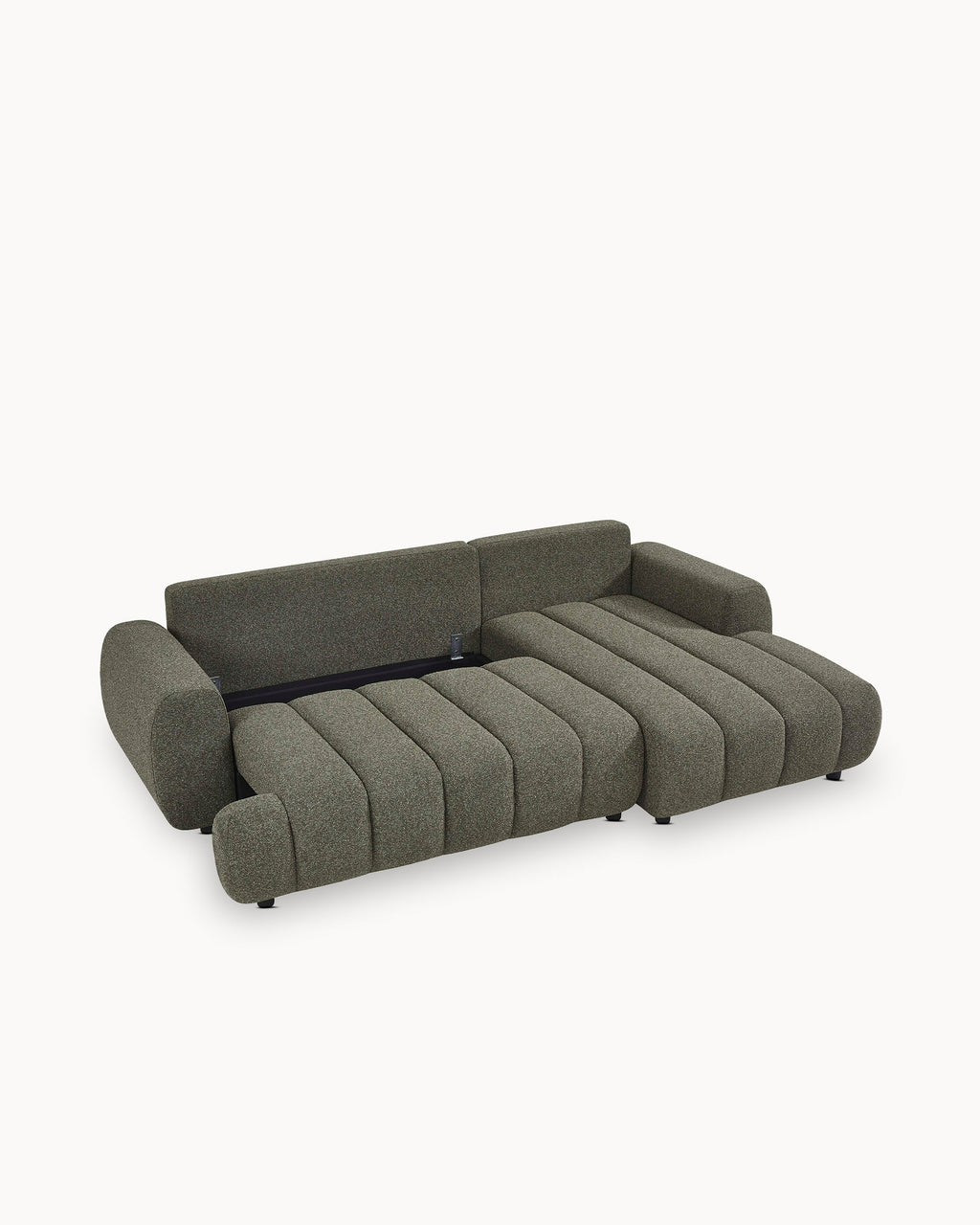 Sofá chaise longue IMPRESSION con cama y arcón