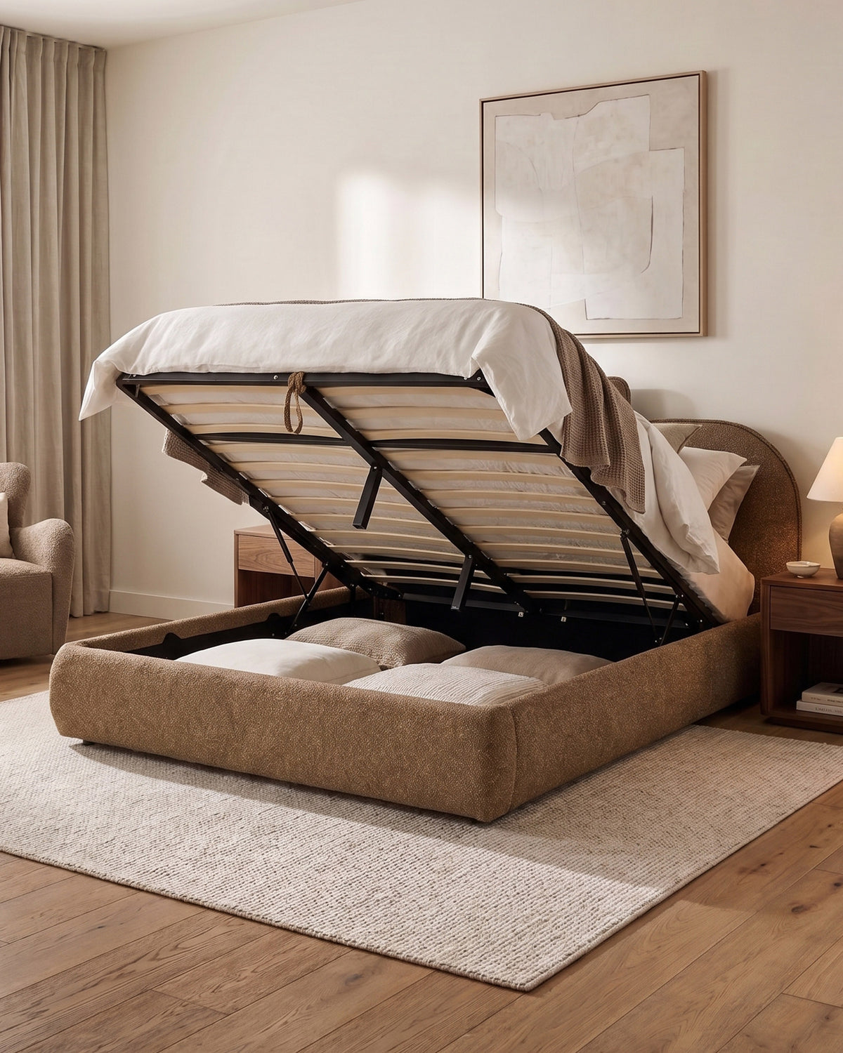 Pack cama elevatória POPPY + Colchão HOMYSLEEP PALACIO COOLER