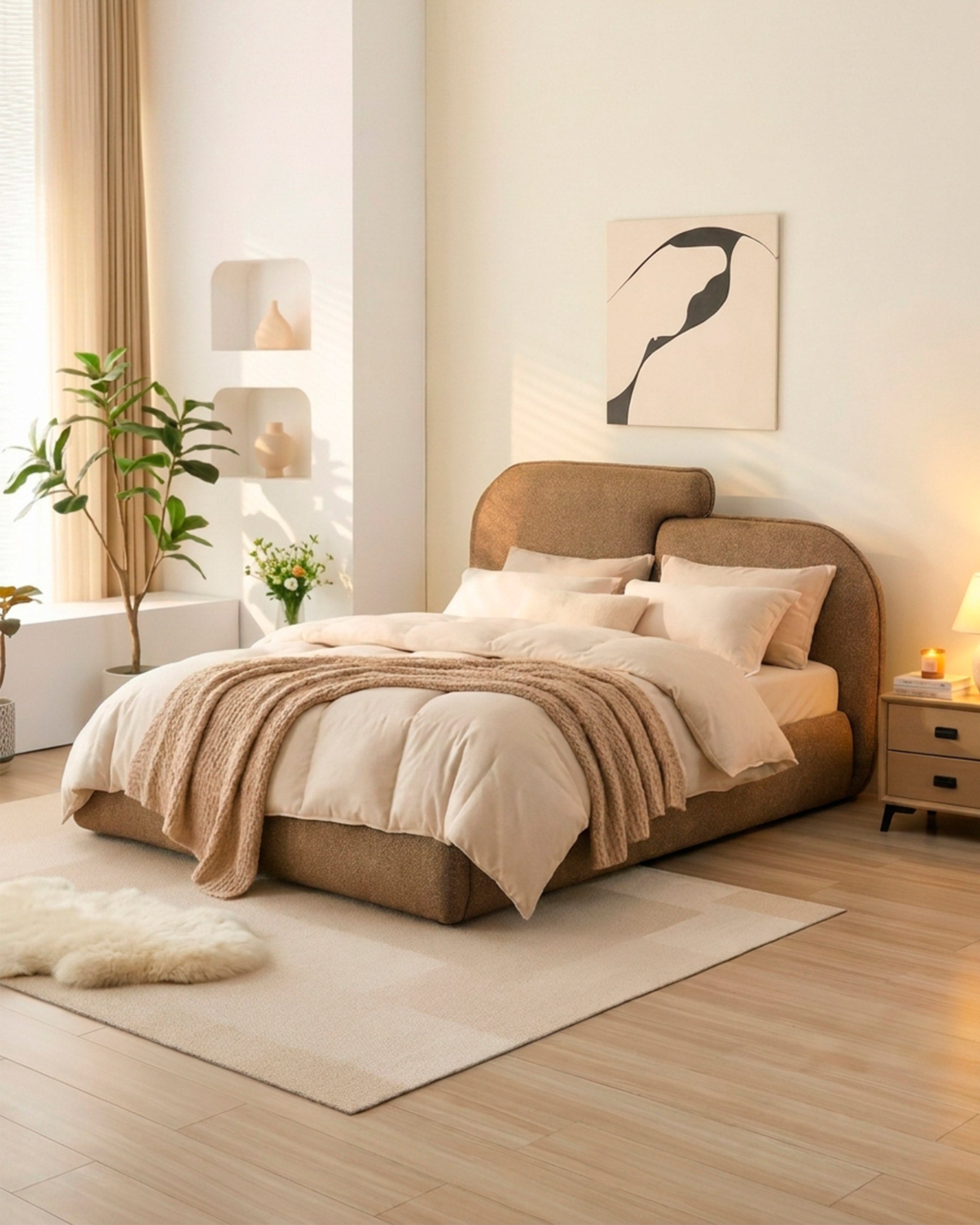 Cama de casal elevatória POPPY
