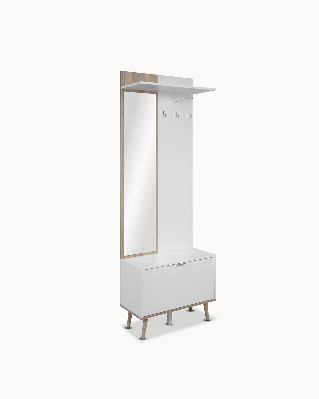 GOTEBORG entrance hall furniture with mirror and coat rack