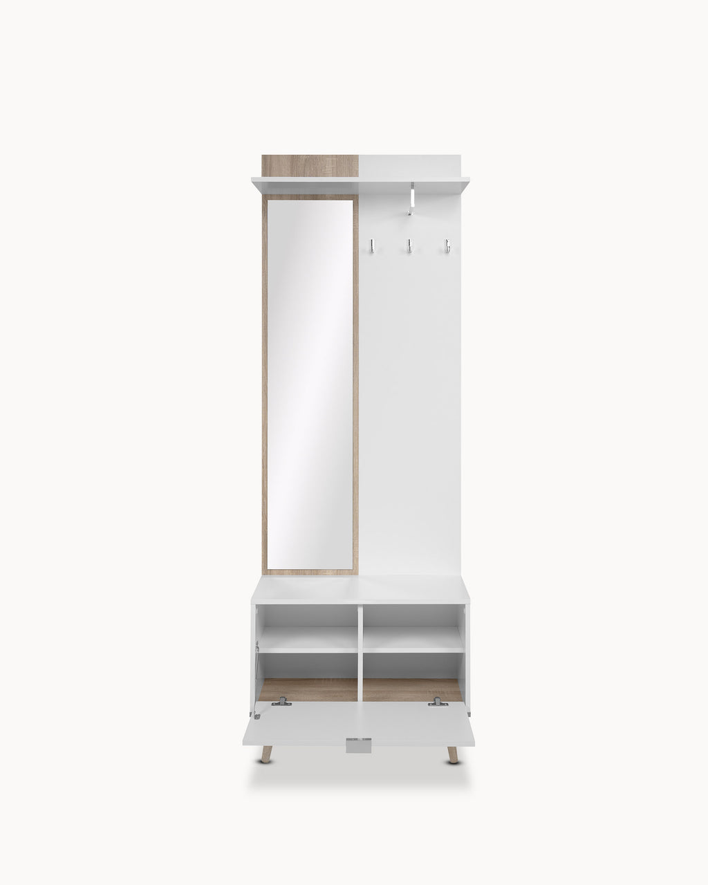 GOTEBORG entrance hall furniture with mirror and coat rack