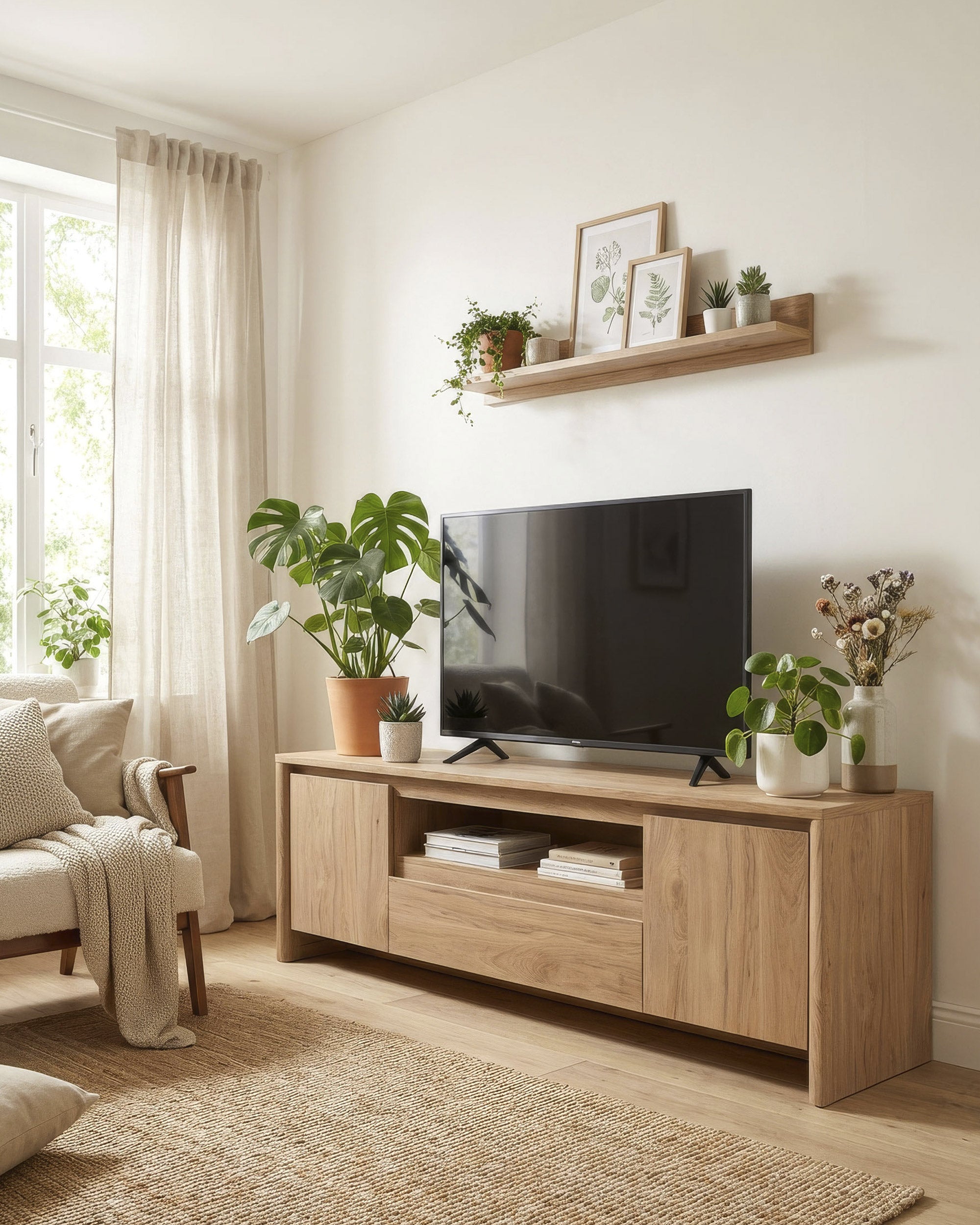 GENF TV unit with 2 doors and 1 drawer