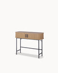 KAJSA Console Table with 2 Sliding Doors