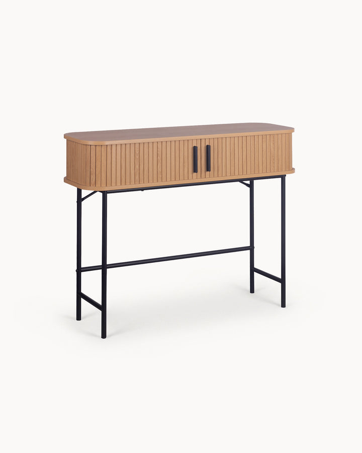 KAJSA Console Table with 2 Sliding Doors