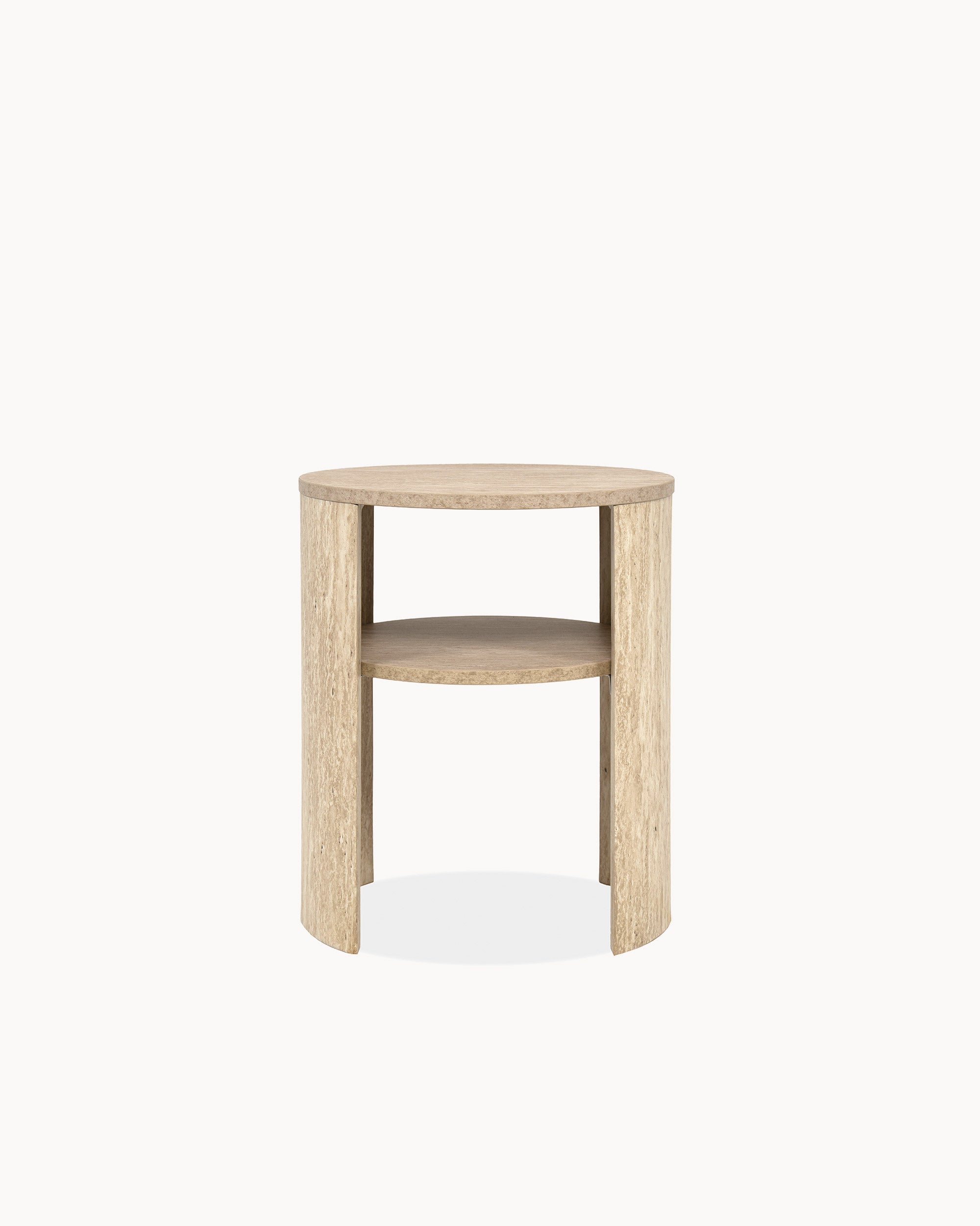 GAYA side table with 1 shelf