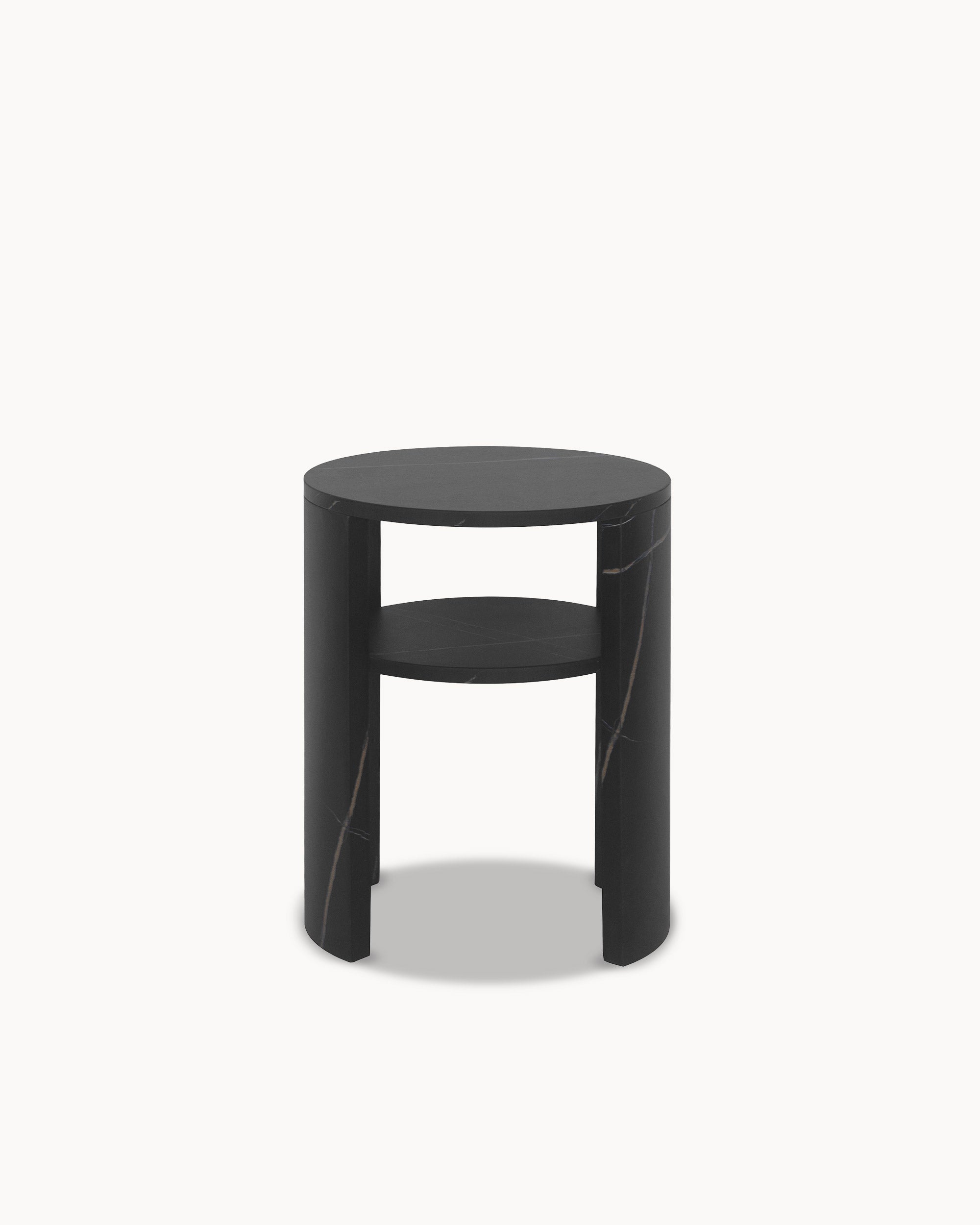 GAYA side table with 1 shelf