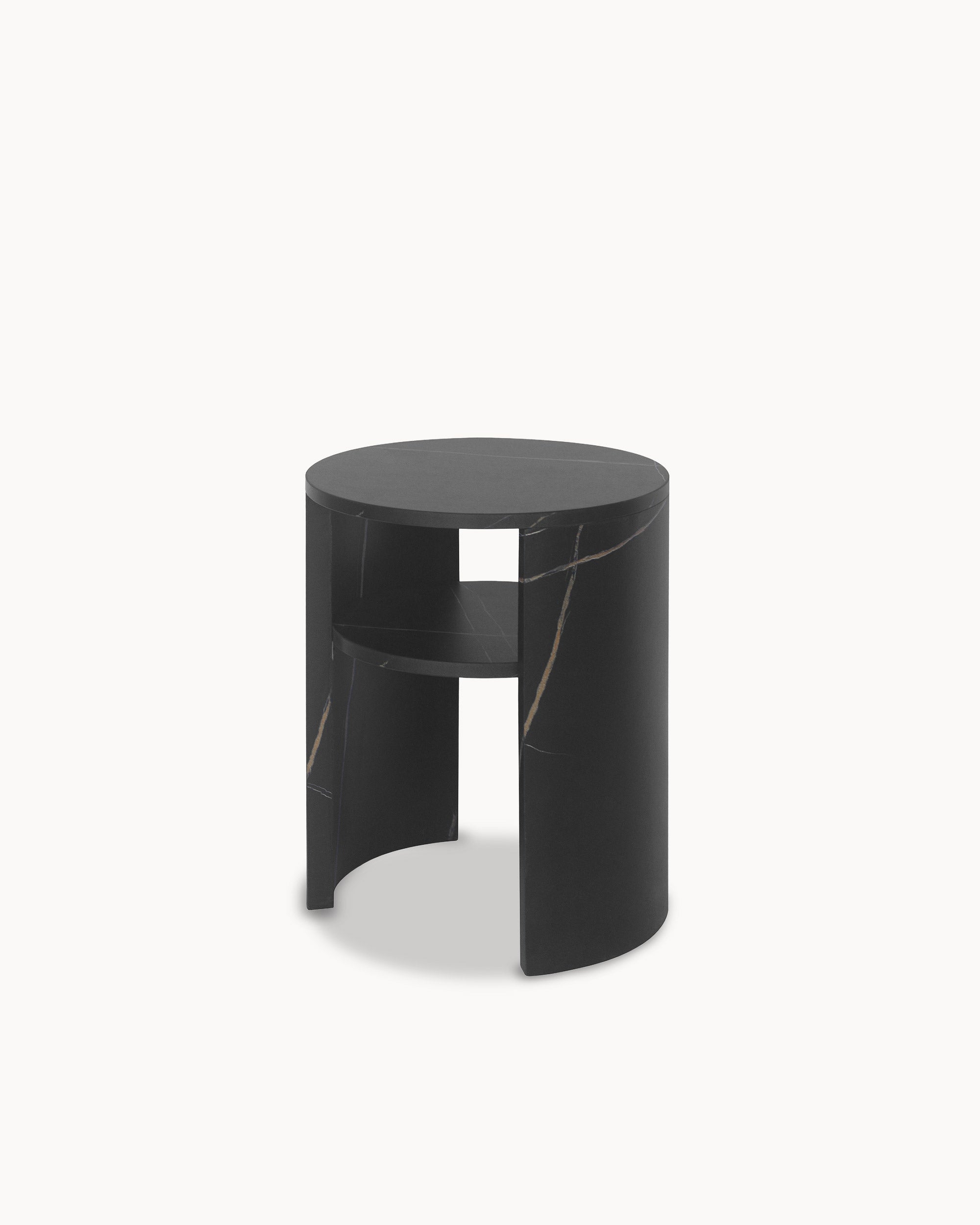 GAYA side table with 1 shelf