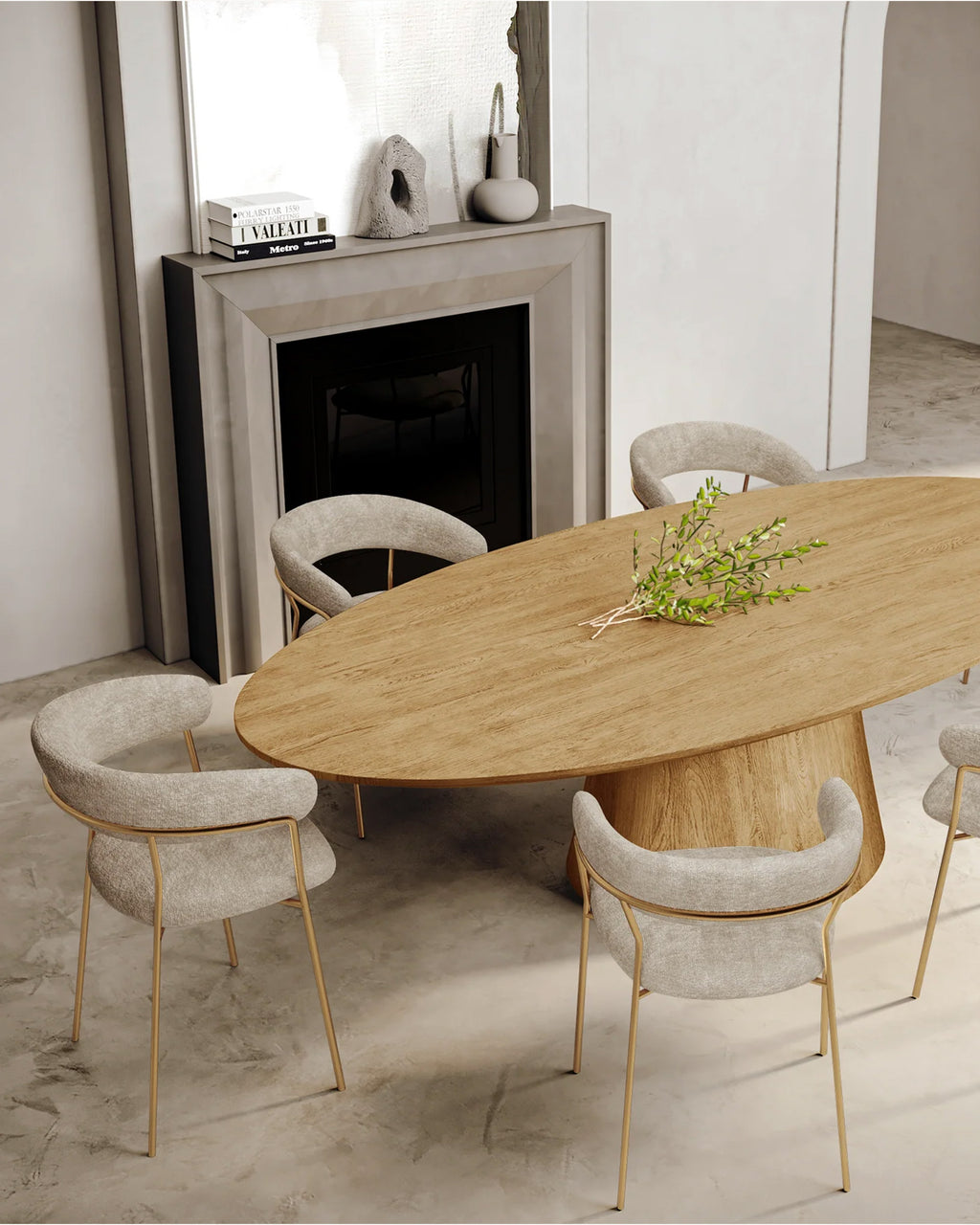 Mesa oval ANATA