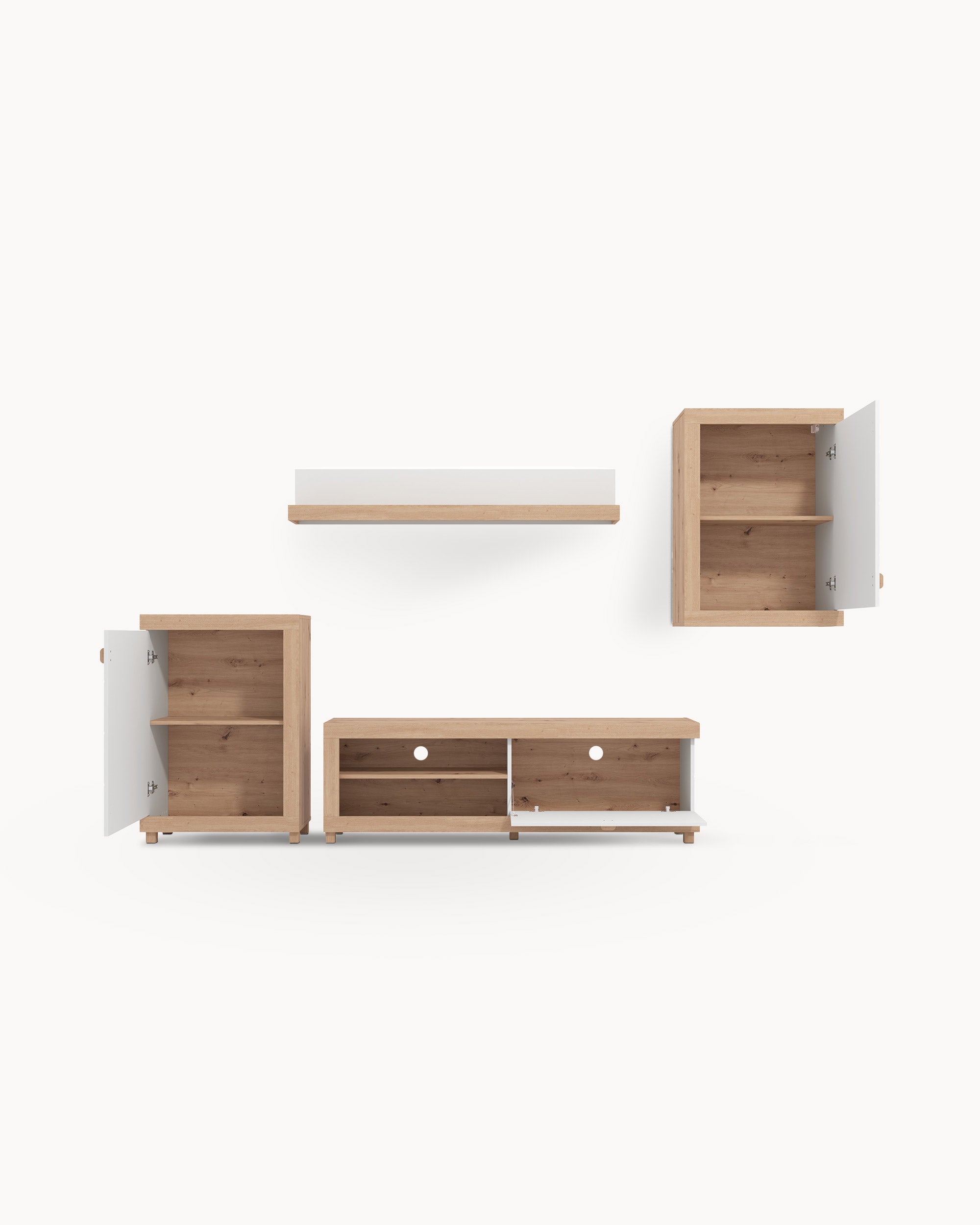 HASTINGS TV unit with 4 elements