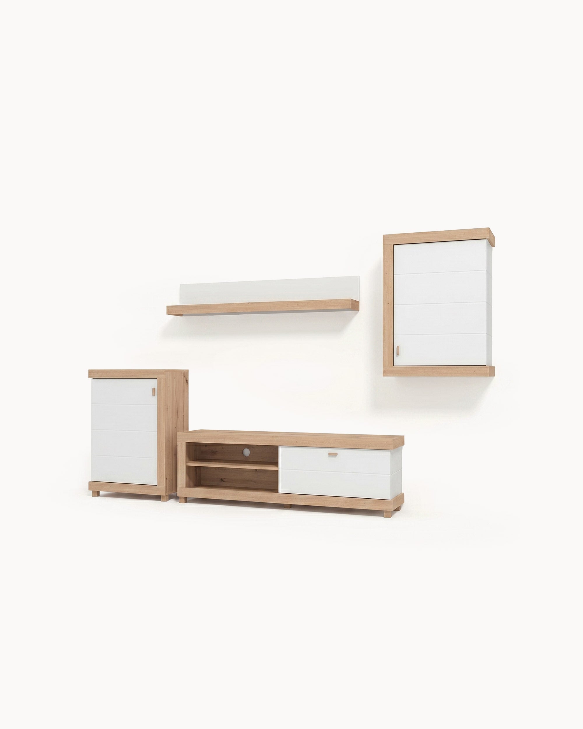 Mueble de TV HASTINGS con 4 elementos