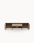 Mueble TV MARRÓN con 2 puertas y 1 cajón