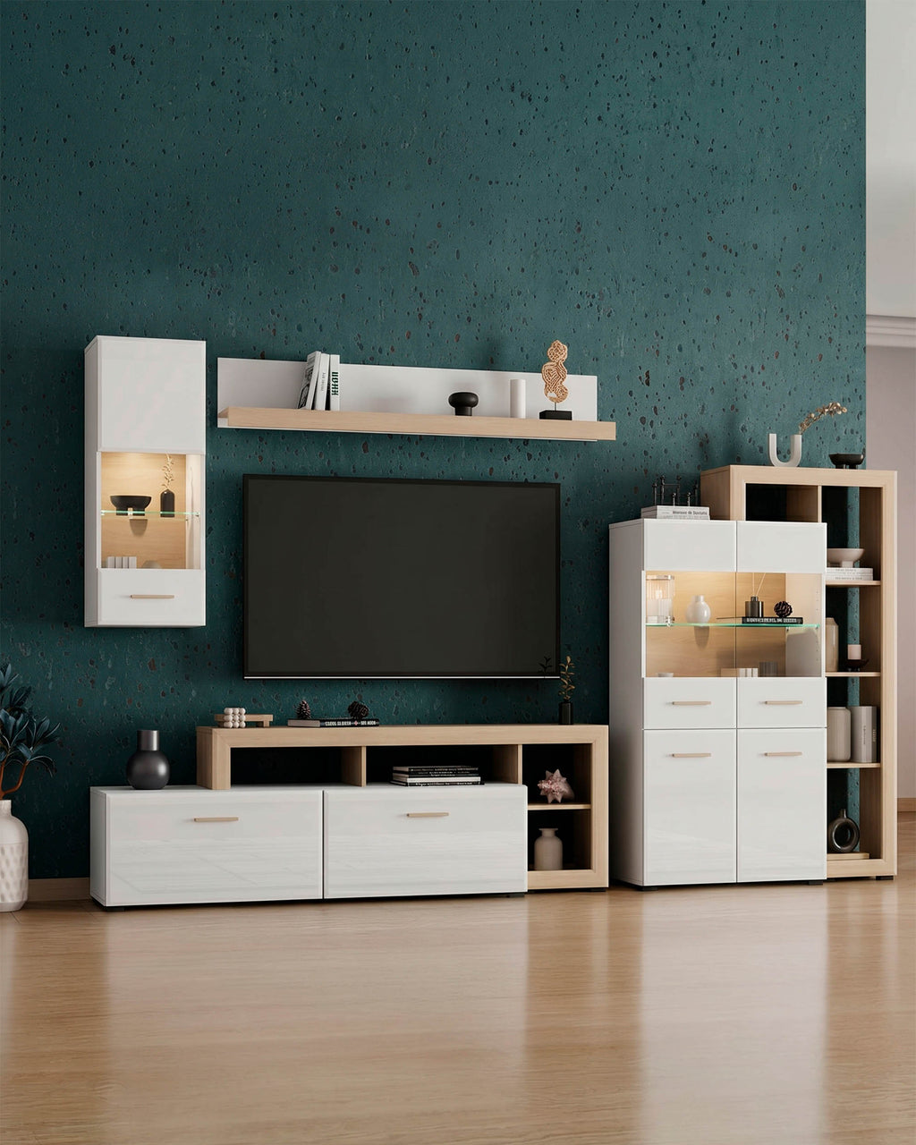 Aparador CARLOW com 4 portas e 2 gavetas
