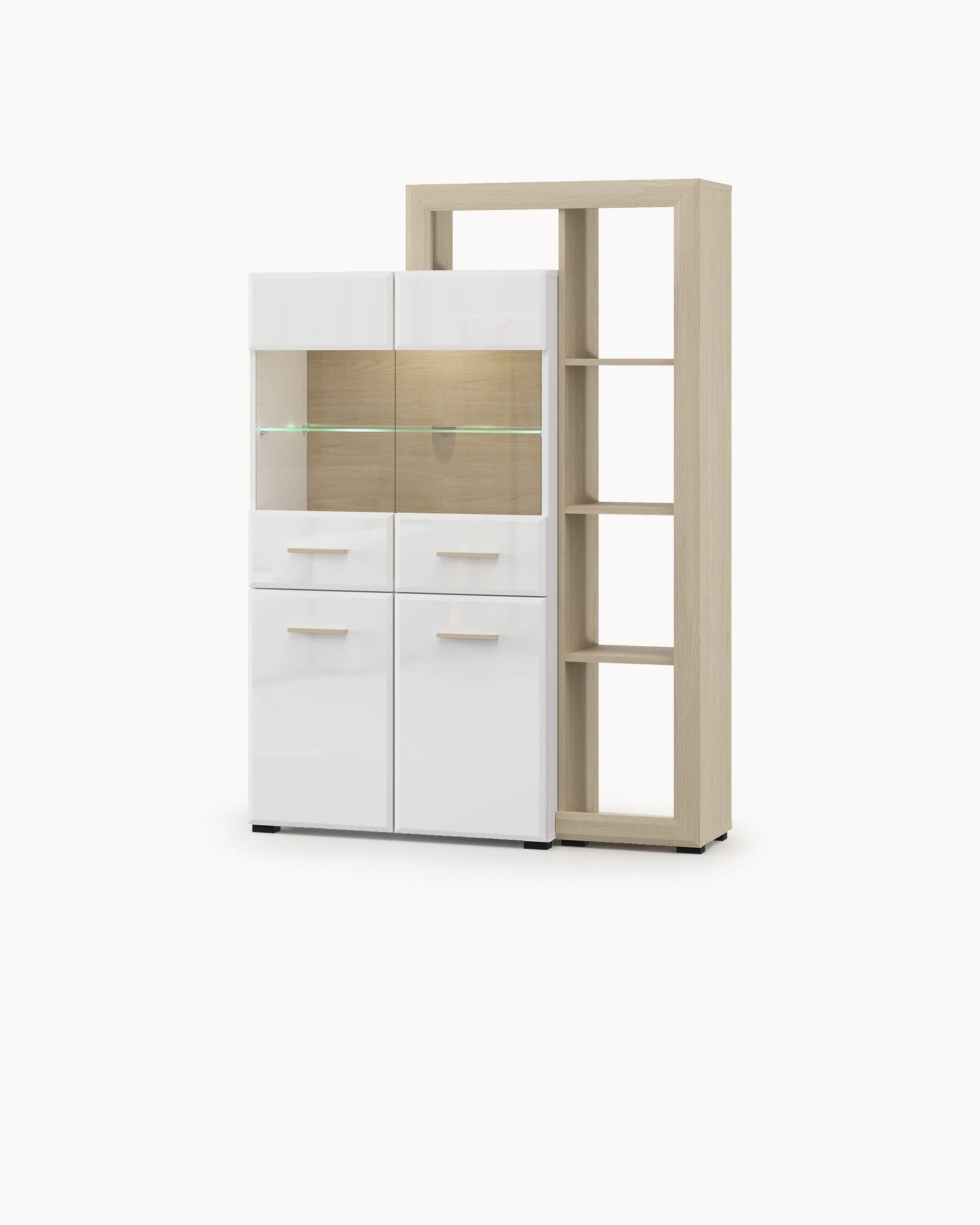 CARLOW bar cabinet with 2 doors