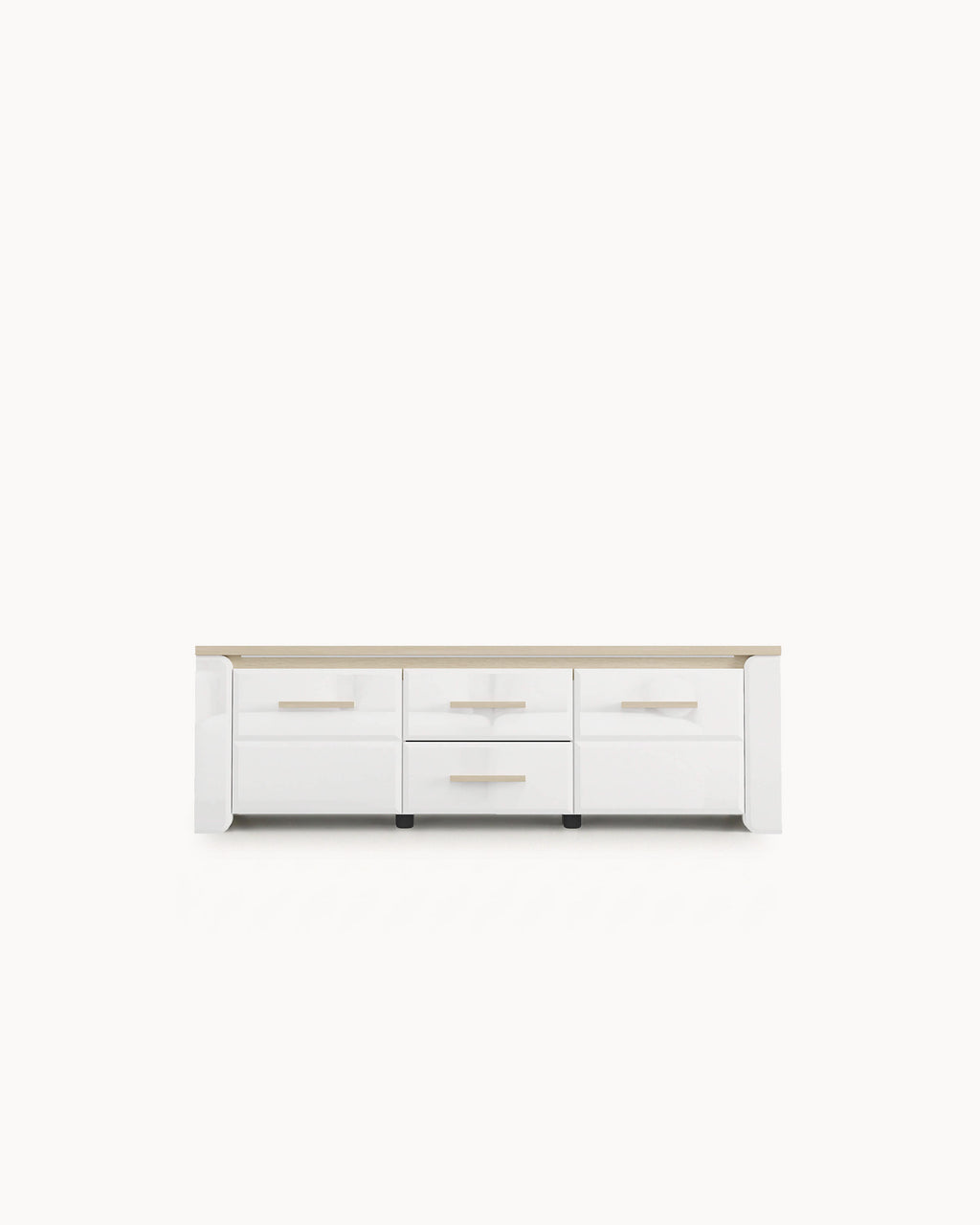 TV unit ABERDEEN with 2 doors and 2 drawers