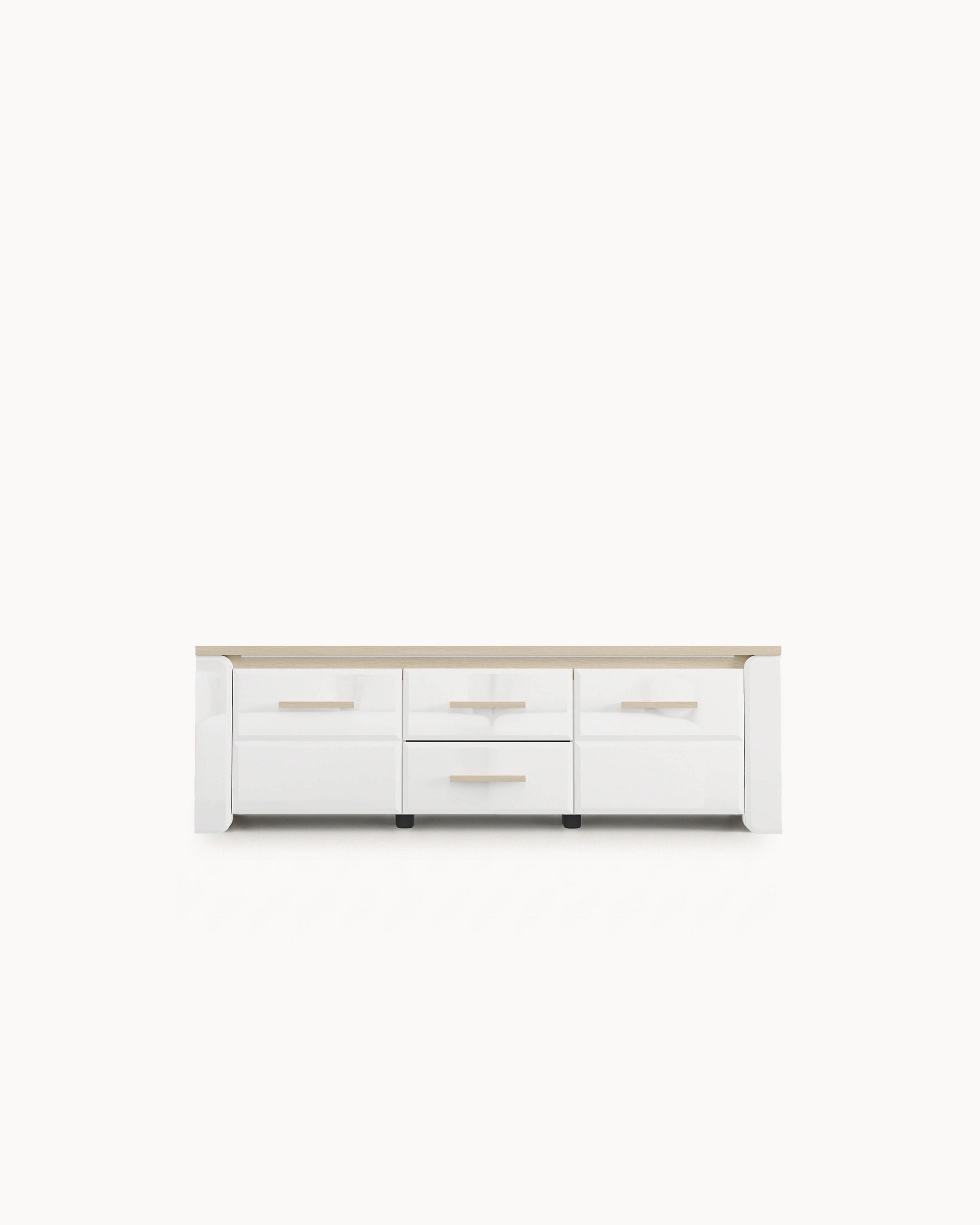 TV unit ABERDEEN with 2 doors and 2 drawers